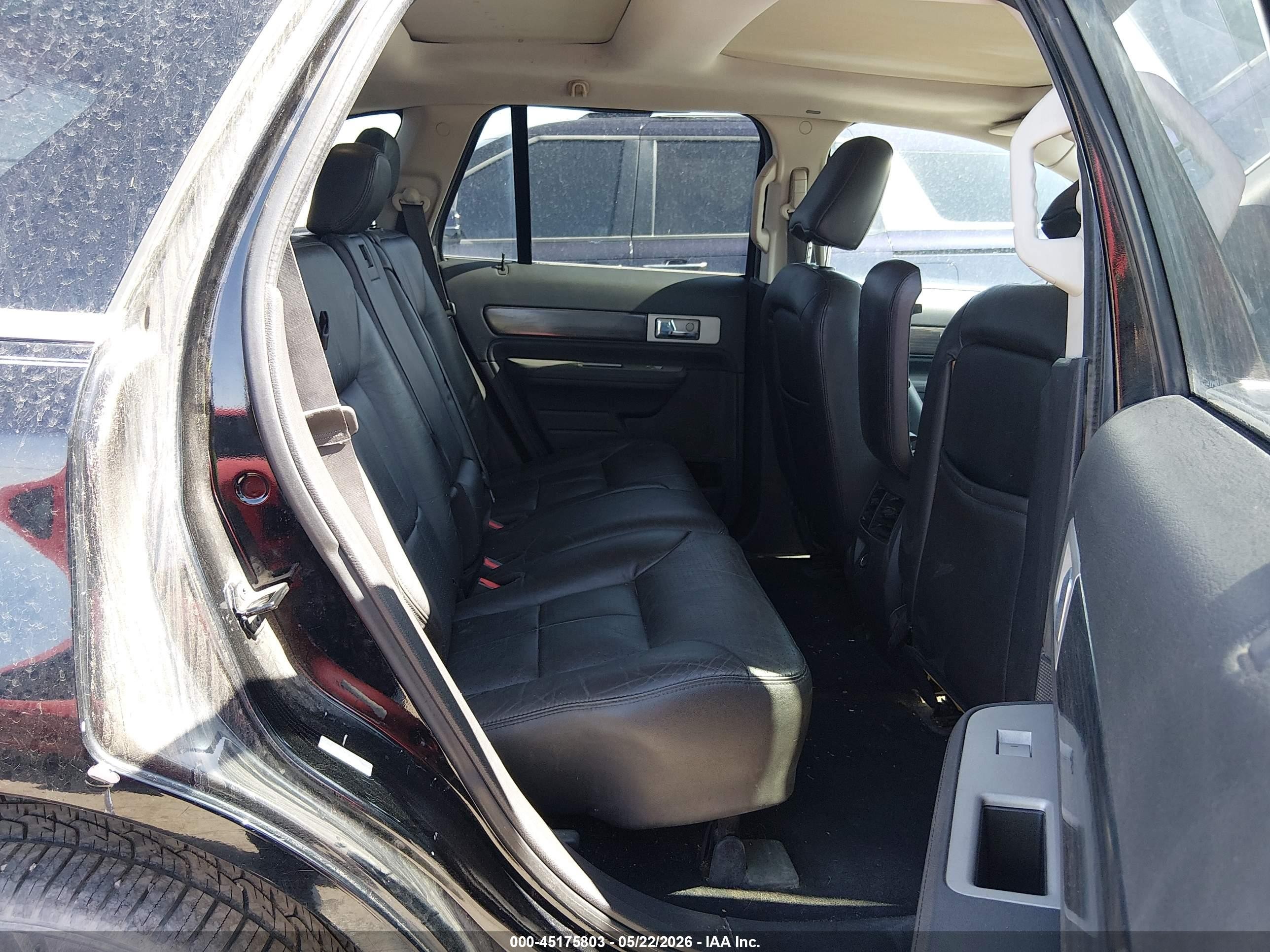 2007 Lincoln Mkx   Black vin: 2LMDU88C97BJ15322