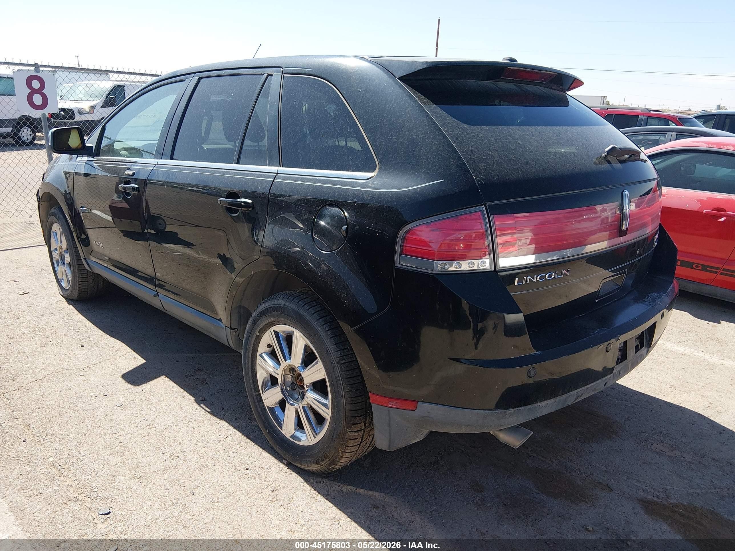 2007 Lincoln Mkx   Black vin: 2LMDU88C97BJ15322