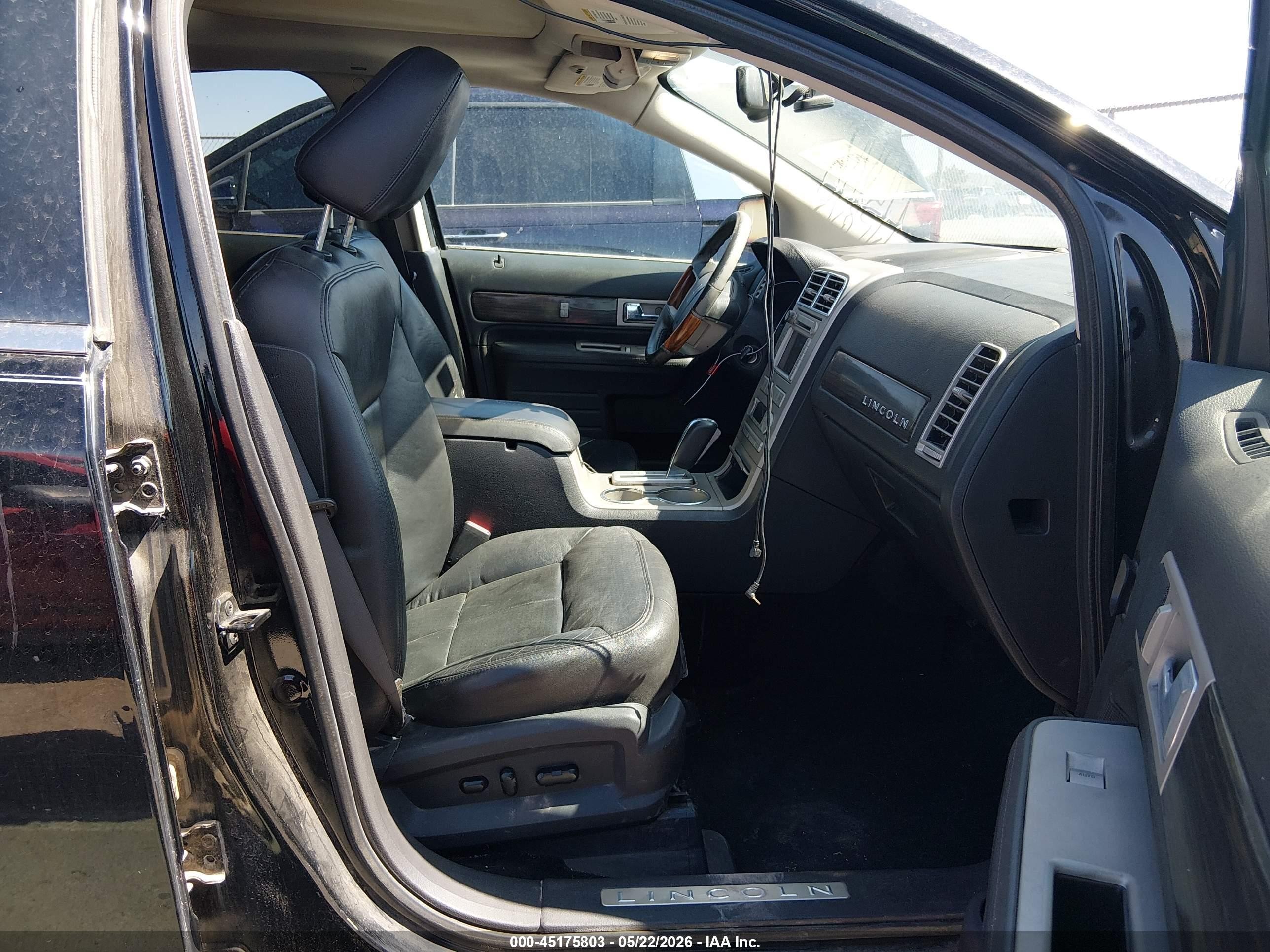 2007 Lincoln Mkx   Black vin: 2LMDU88C97BJ15322