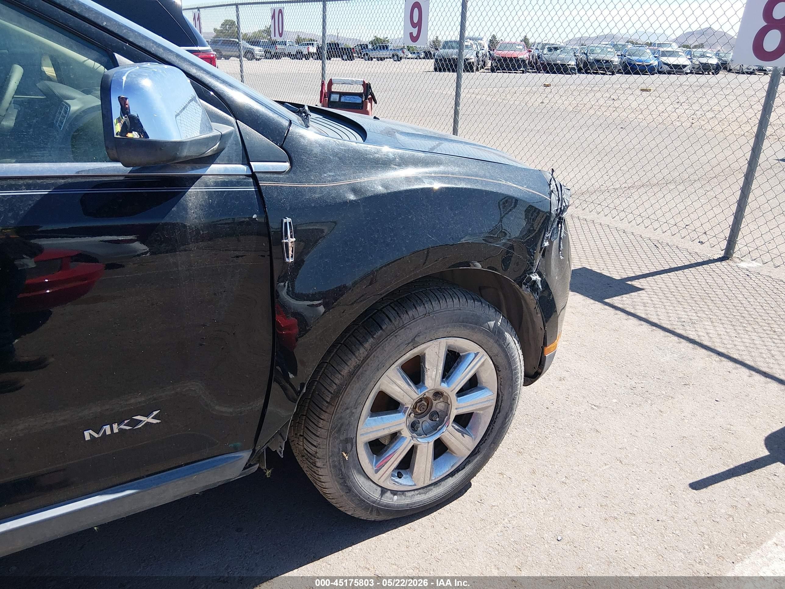 2007 Lincoln Mkx   Black vin: 2LMDU88C97BJ15322