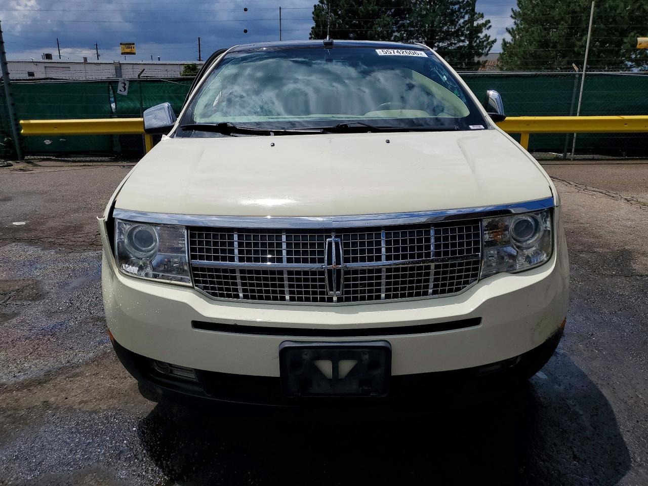 2007 Lincoln Mkx Cream vin: 2LMDU88C97BJ18804