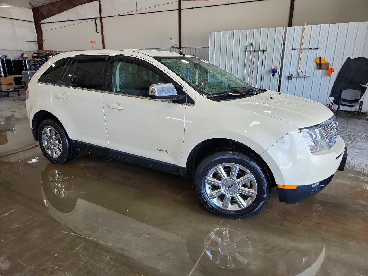 2007 Lincoln Mkx White vin: 2LMDU88C97BJ25638
