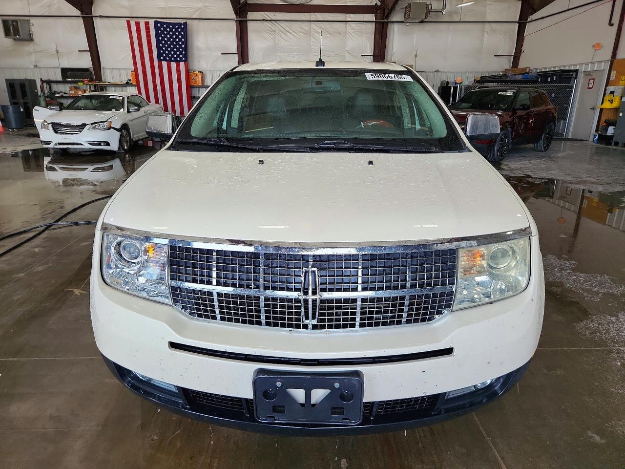 2007 Lincoln Mkx White vin: 2LMDU88C97BJ25638