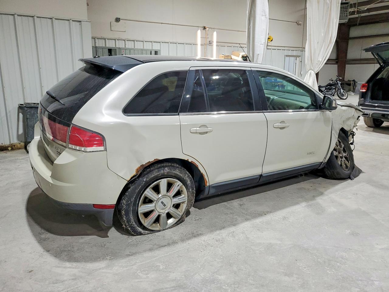 2007 Lincoln Mkx Beige vin: 2LMDU88C97BJ33724