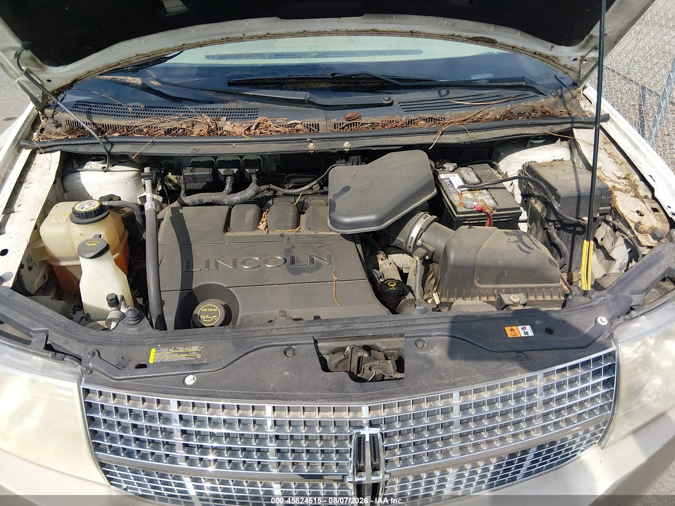 2007 Lincoln Mkx   Cream vin: 2LMDU88C97BJ38177