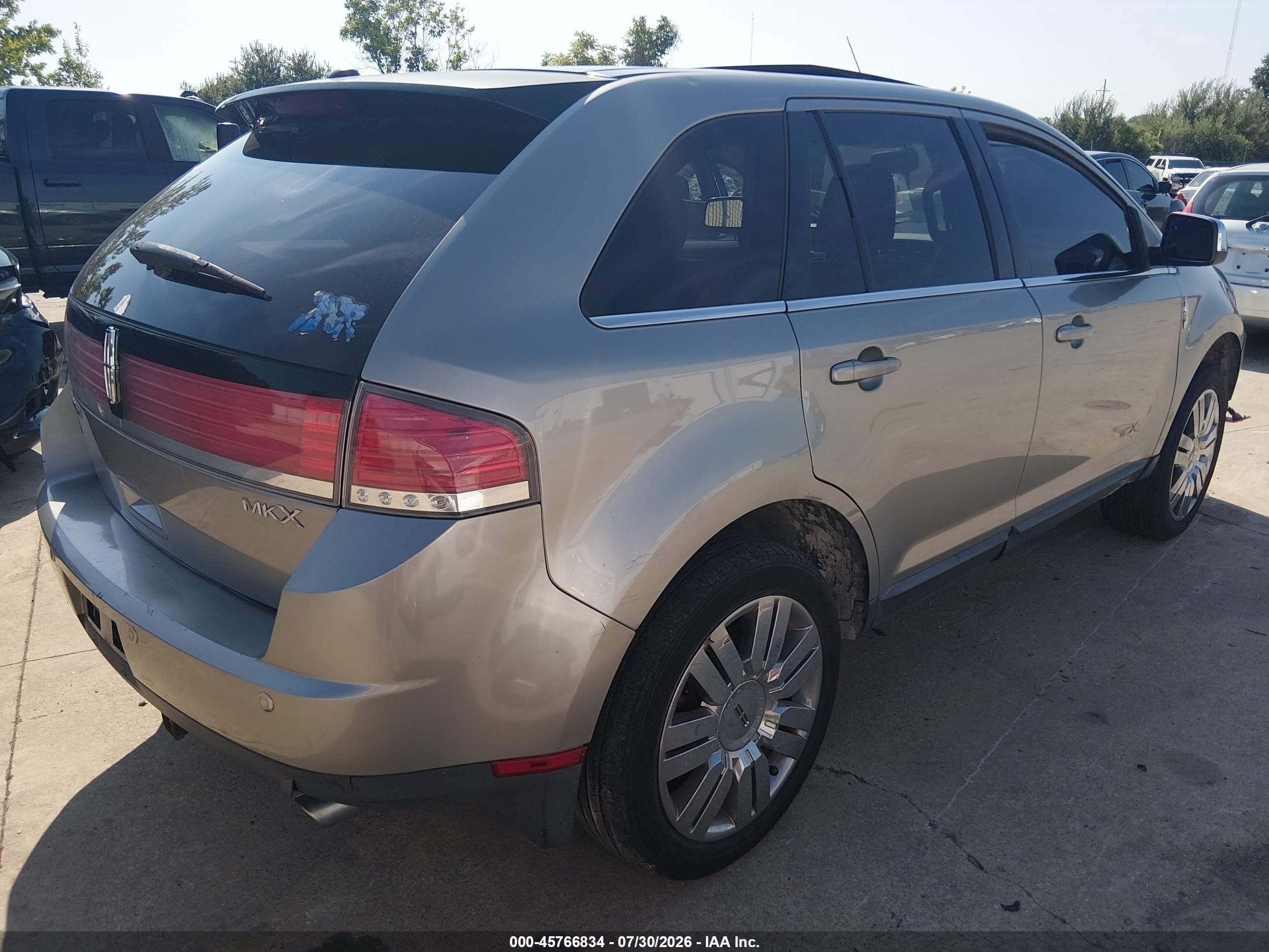 2008 Lincoln Mkx   Beige vin: 2LMDU88C98BJ21588