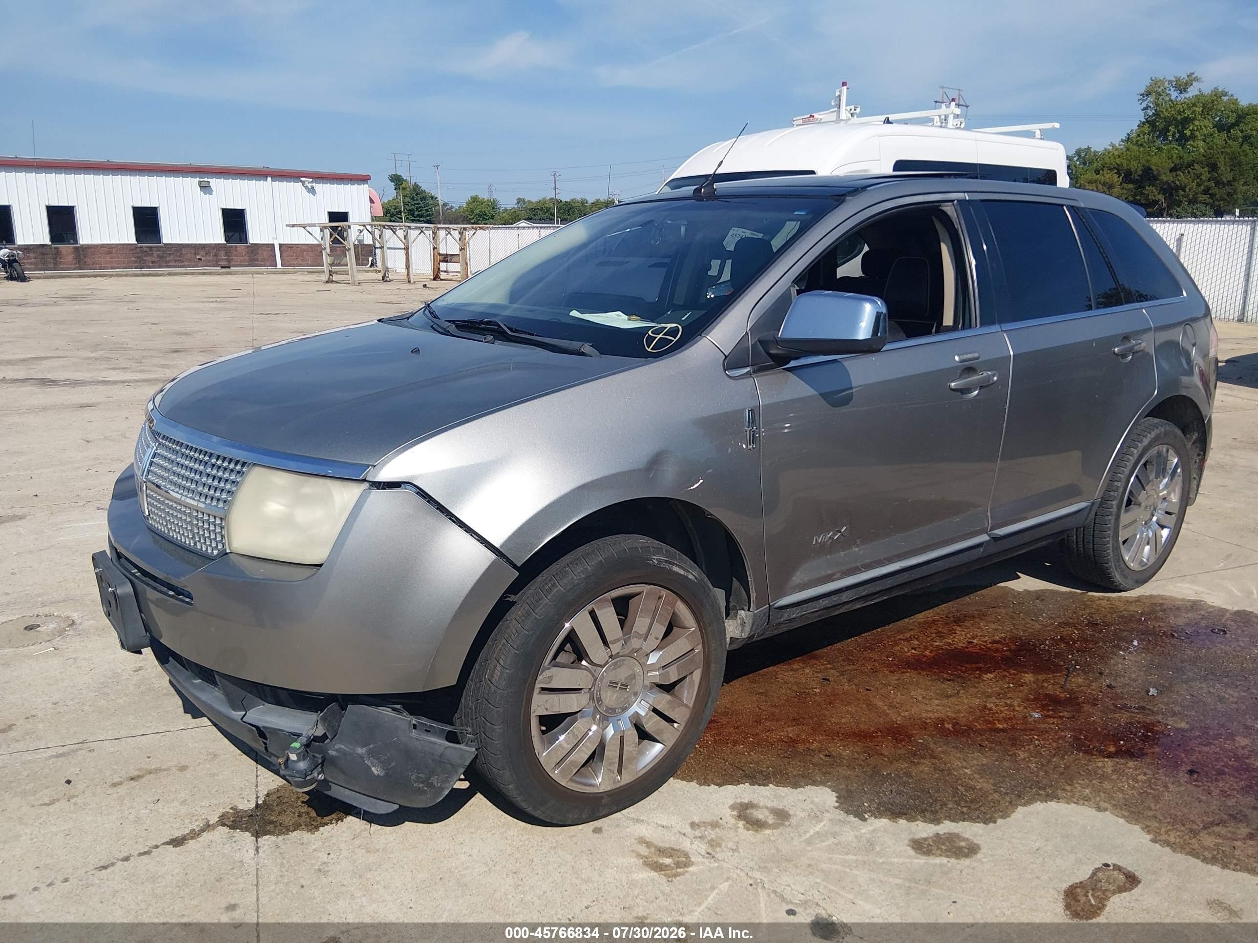 2008 Lincoln Mkx   Beige vin: 2LMDU88C98BJ21588