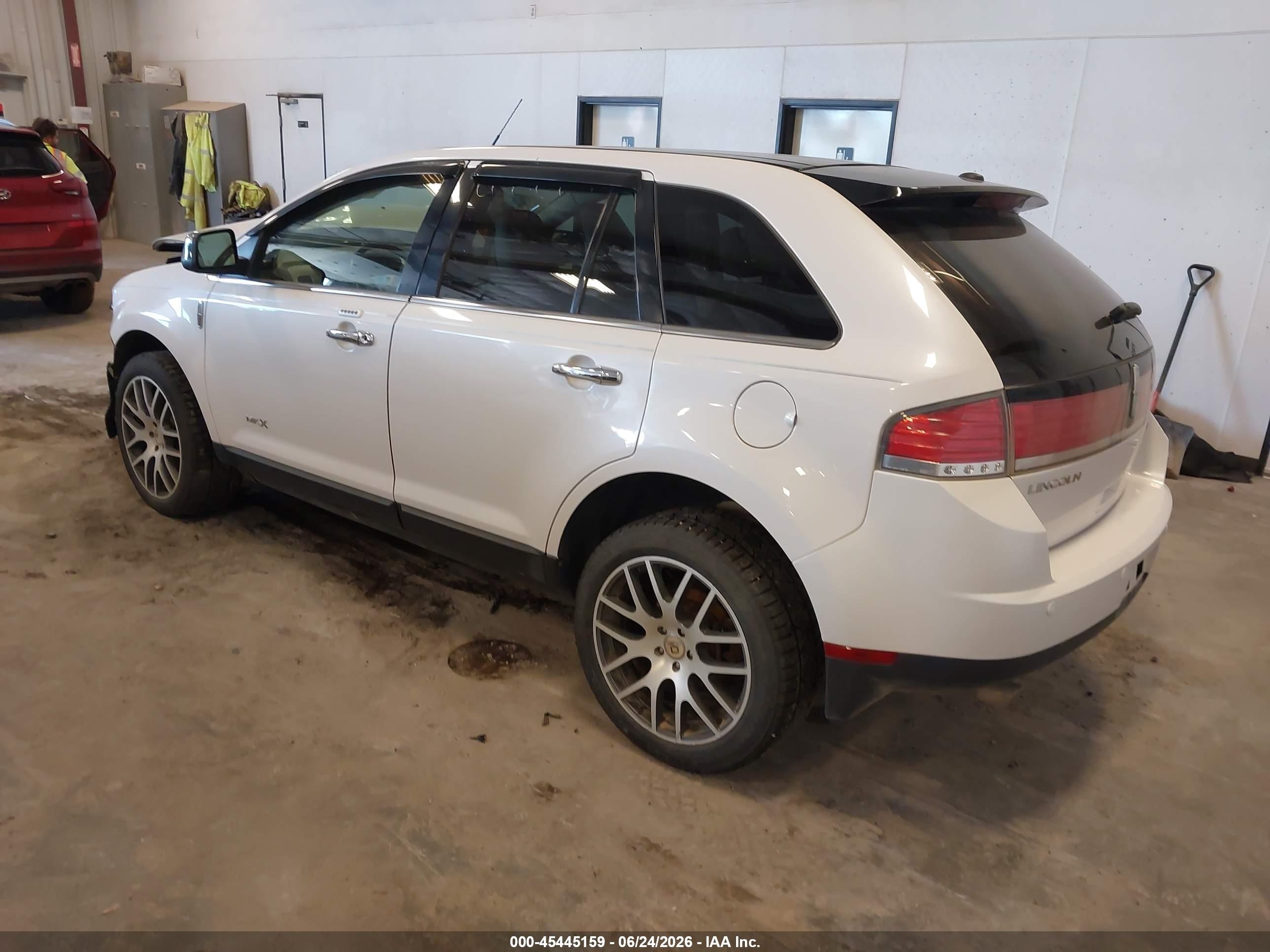 2009 Lincoln Mkx   White vin: 2LMDU88C99BJ01004