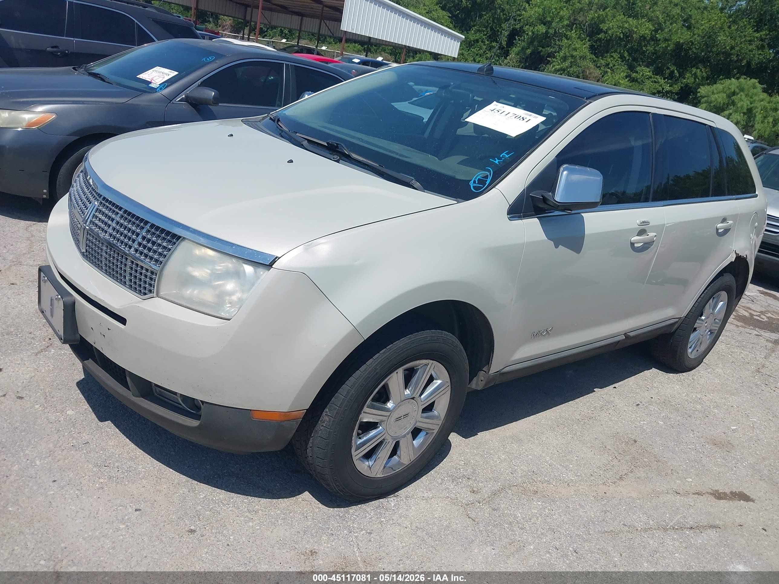 2007 Lincoln Mkx   Silver vin: 2LMDU88CX7BJ33540