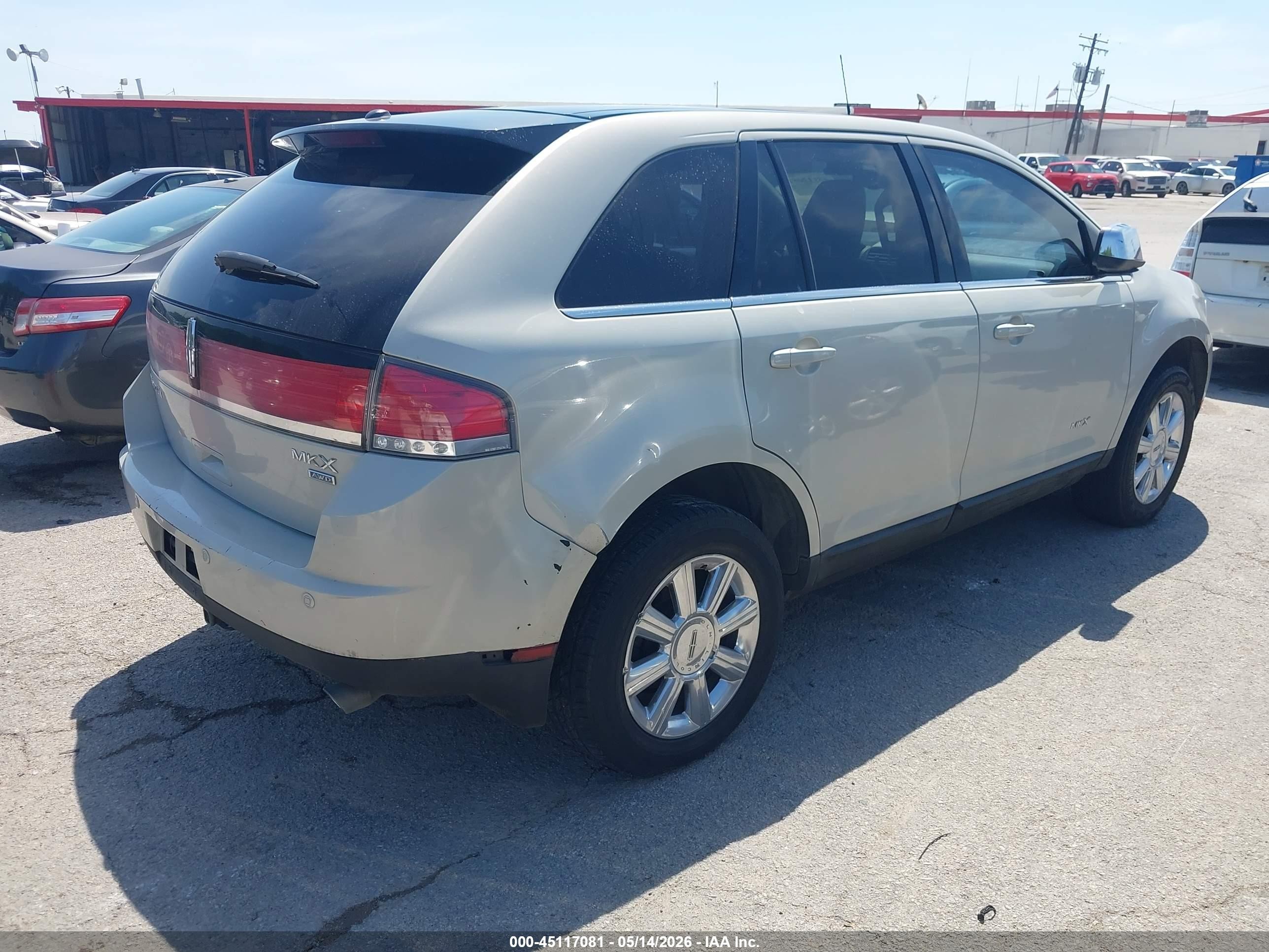 2007 Lincoln Mkx   Silver vin: 2LMDU88CX7BJ33540