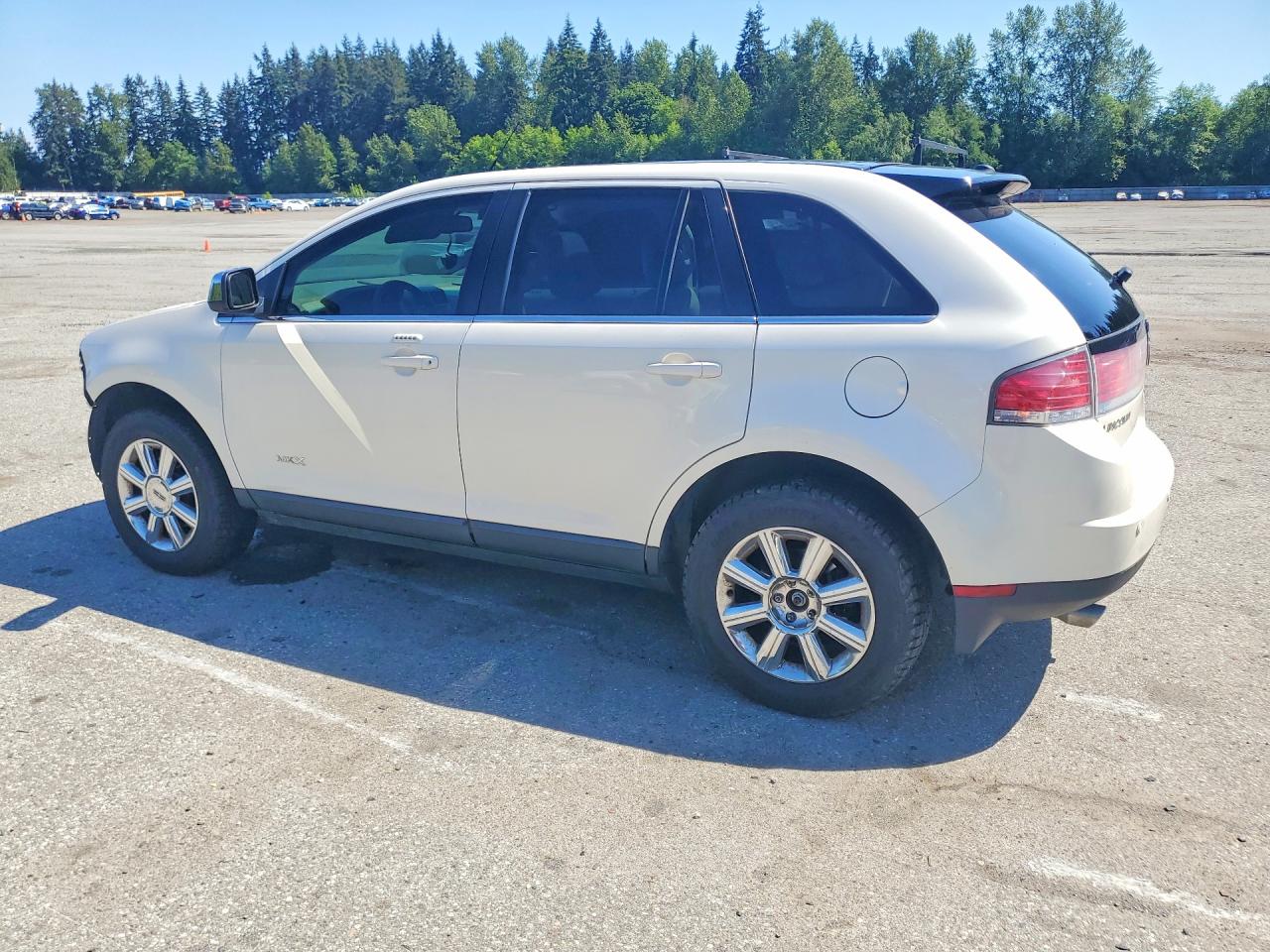 2007 Lincoln Mkx White vin: 2LMDU88CX7BJ37796