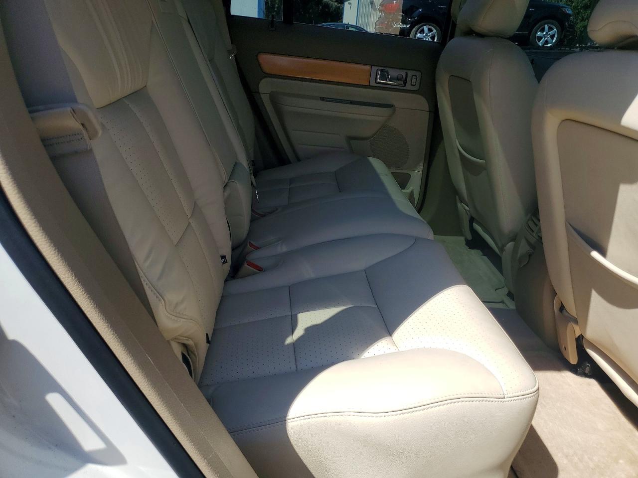 2007 Lincoln Mkx White vin: 2LMDU88CX7BJ37796