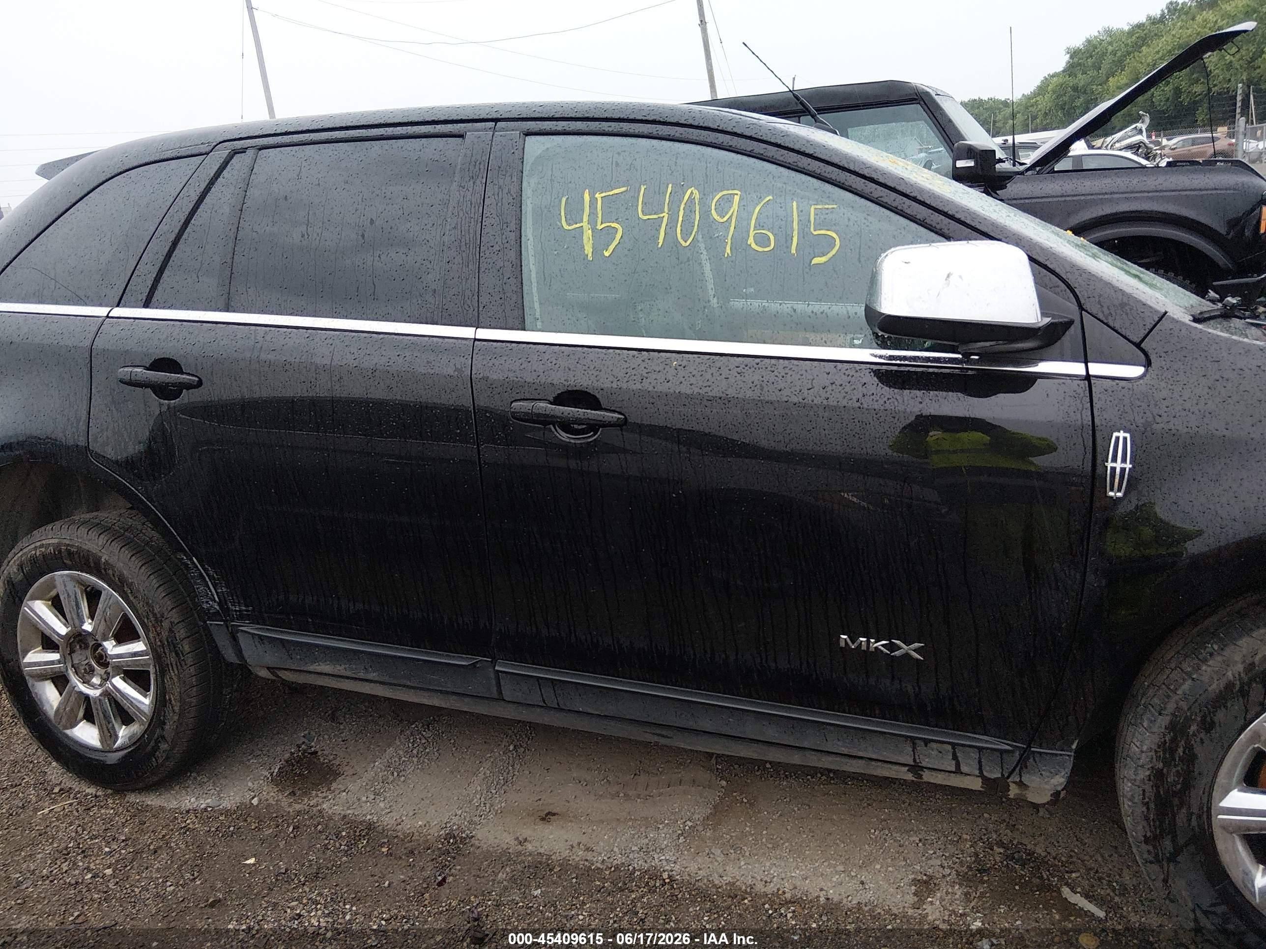 2008 Lincoln Mkx   Black vin: 2LMDU88CX8BJ02273