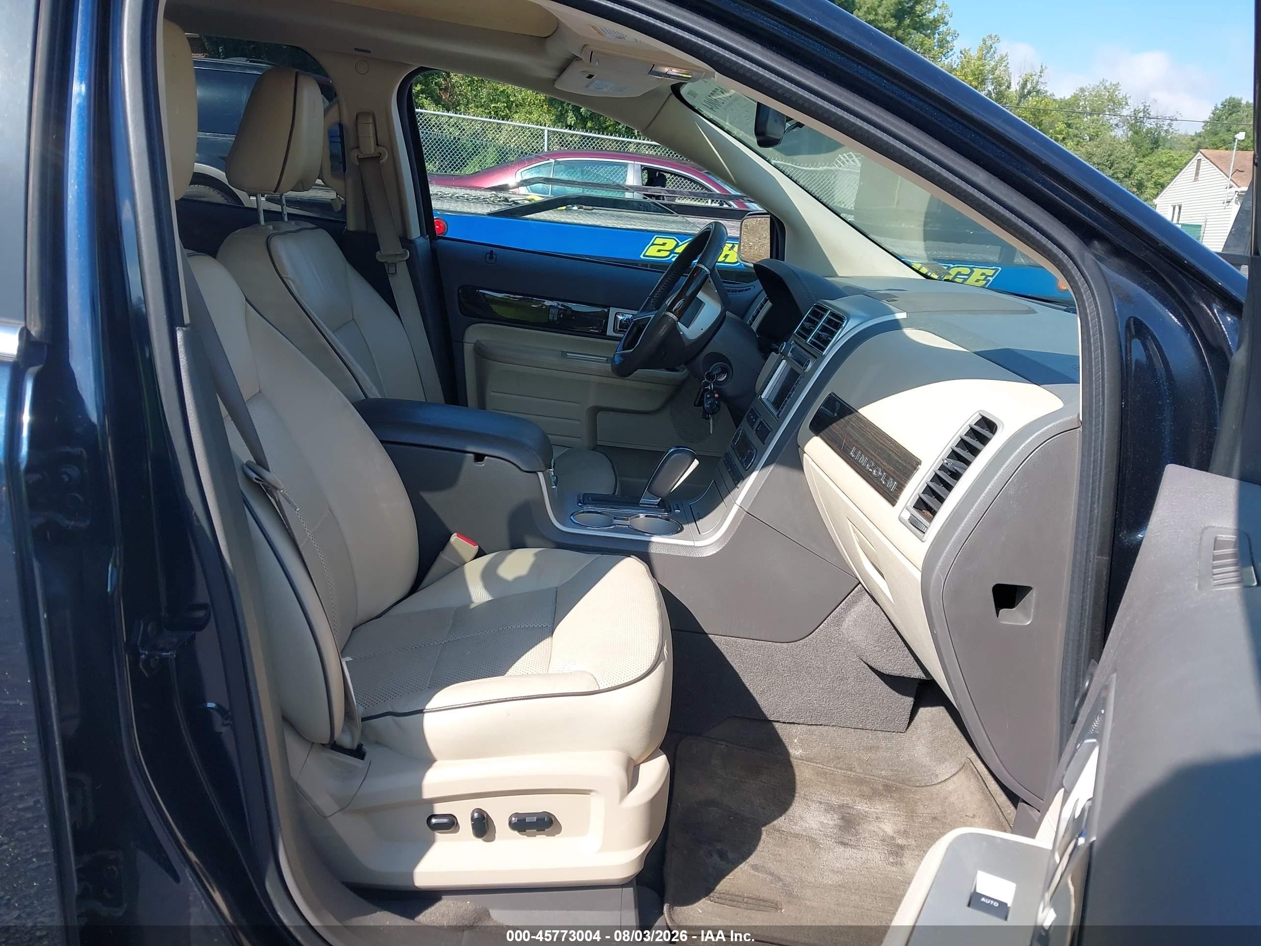 2008 Lincoln Mkx   Blue vin: 2LMDU88CX8BJ12012