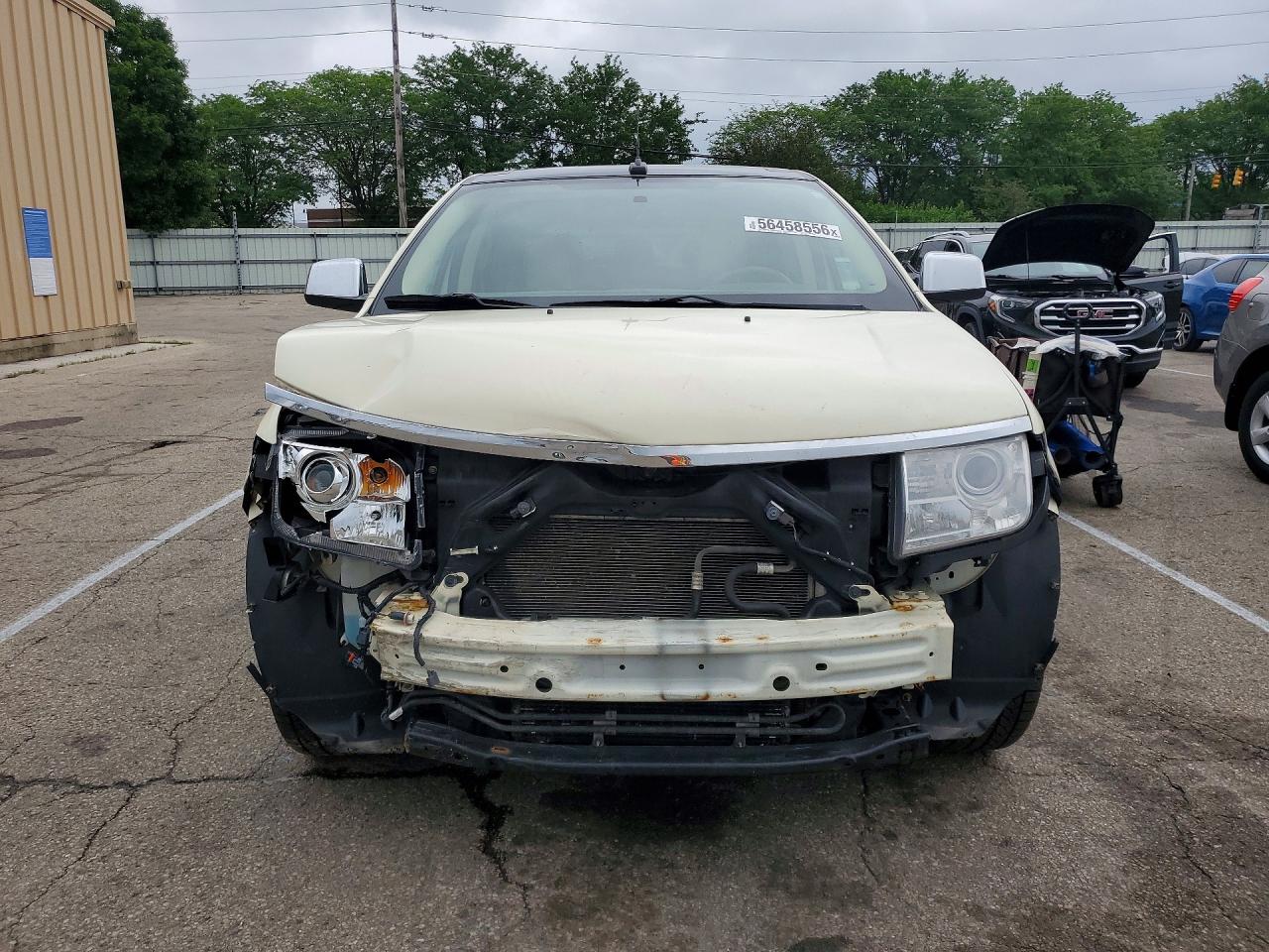 2008 Lincoln Mkx Cream vin: 2LMDU88CX8BJ17324