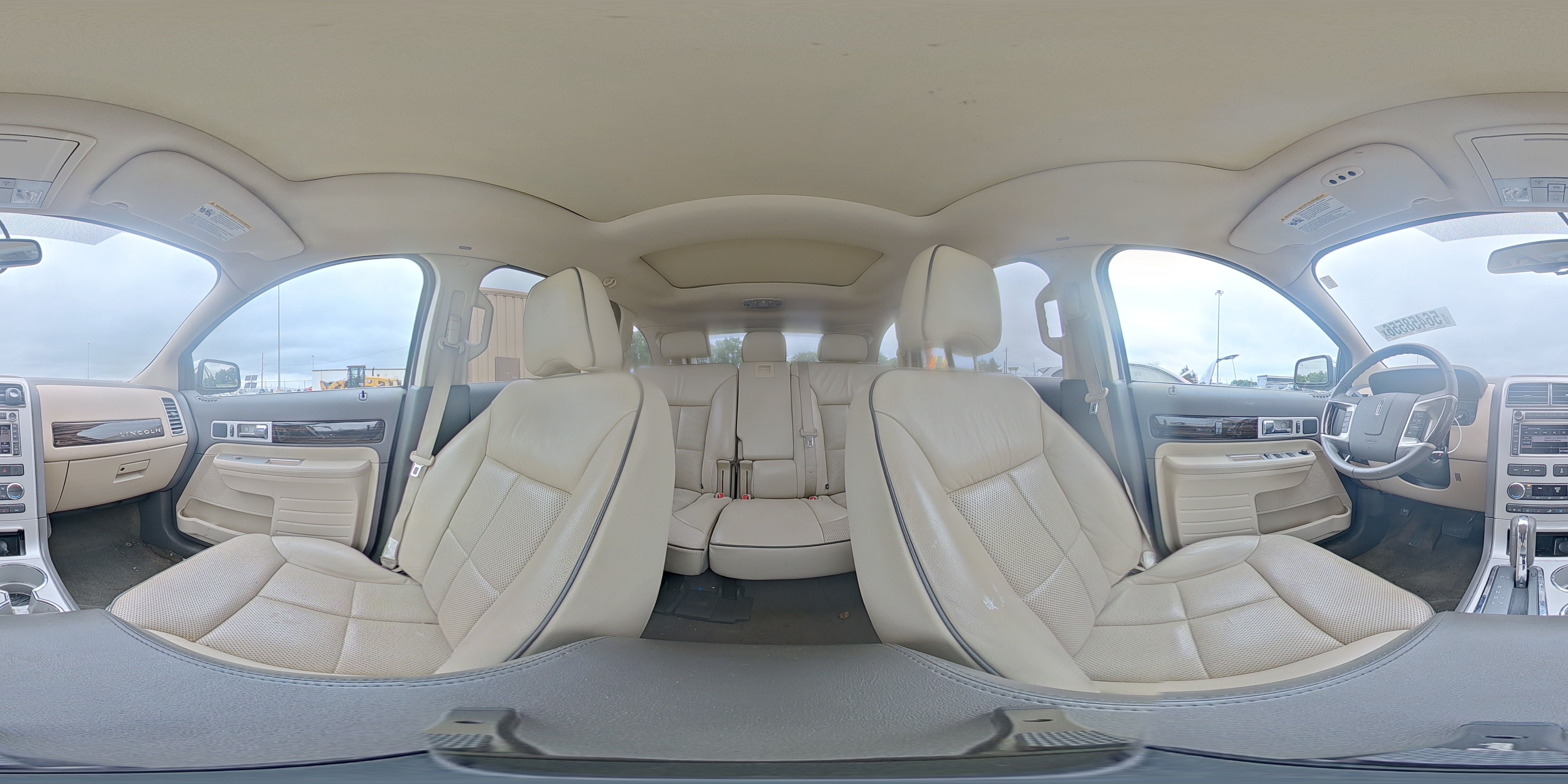 2008 Lincoln Mkx Cream vin: 2LMDU88CX8BJ17324