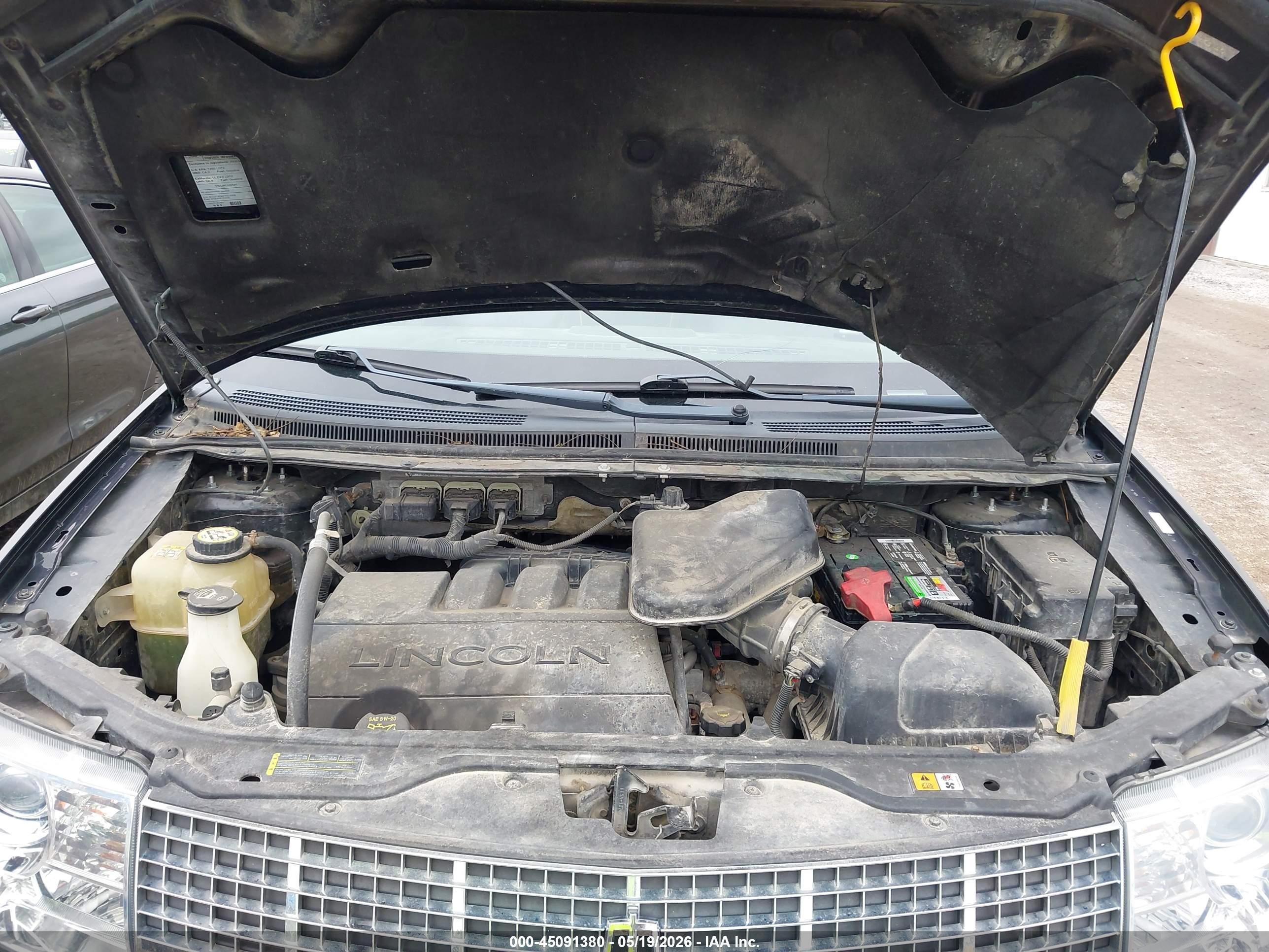 2008 Lincoln Mkx   Black vin: 2LMDU88CX8BJ27996