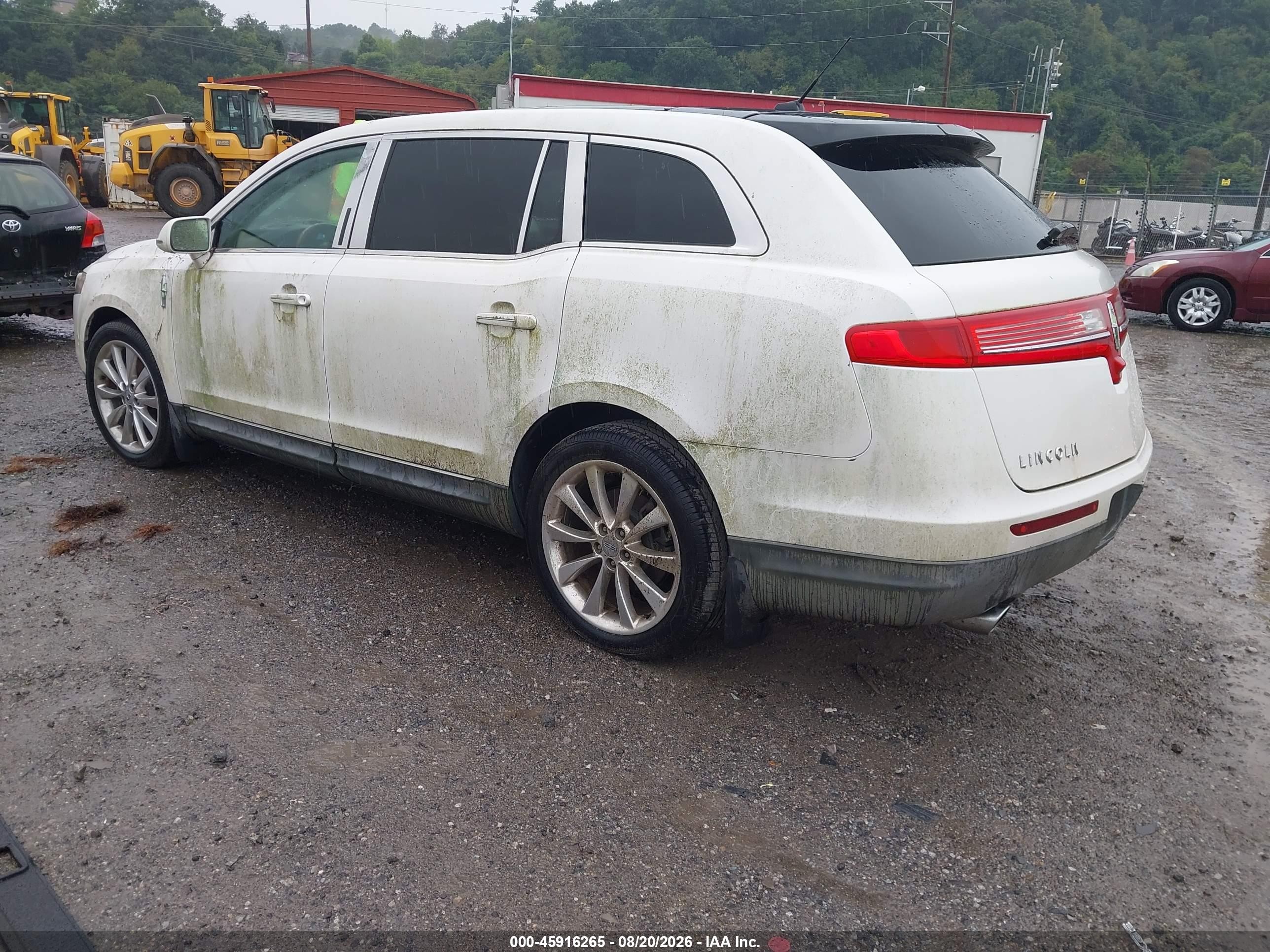 2010 Lincoln Mkt Ecoboost Белый vin: 2LMHJ5AT0ABJ25974