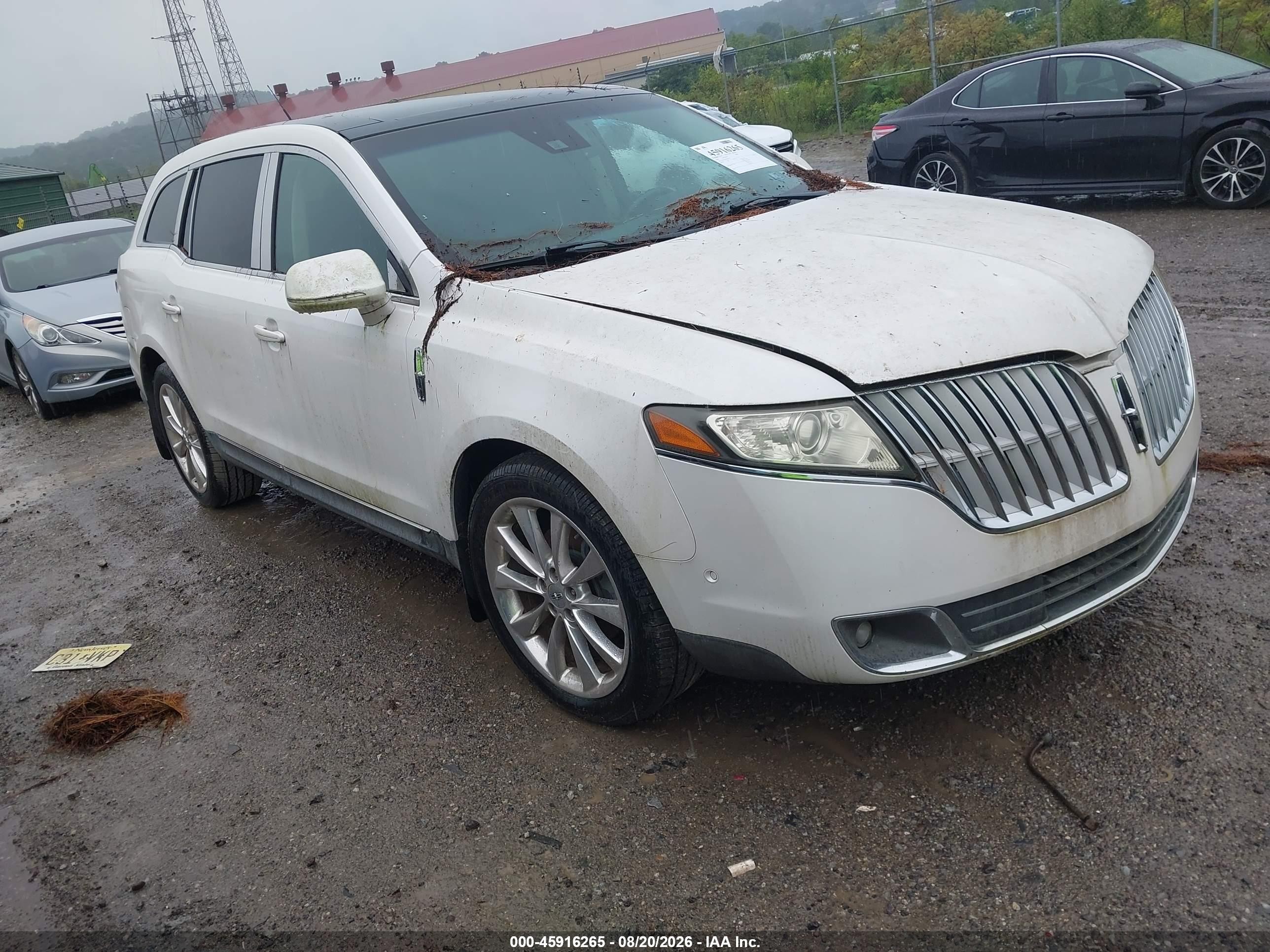 2010 Lincoln Mkt Ecoboost White vin: 2LMHJ5AT0ABJ25974
