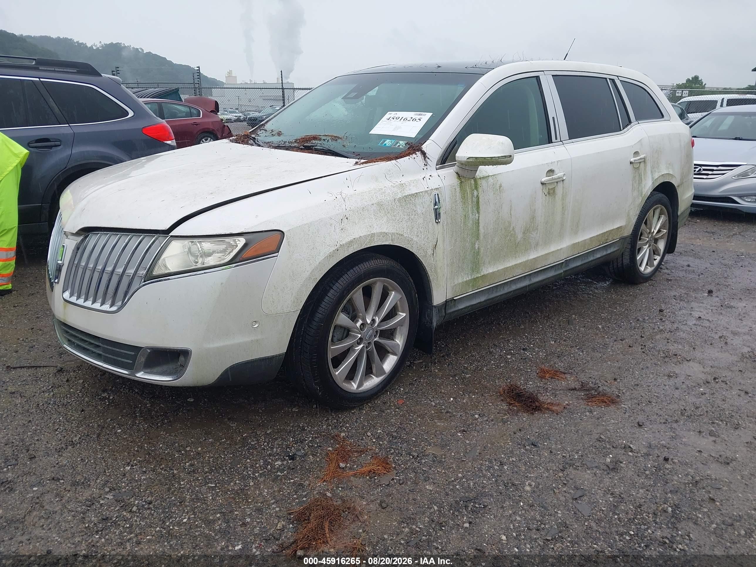 2010 Lincoln Mkt Ecoboost Белый vin: 2LMHJ5AT0ABJ25974