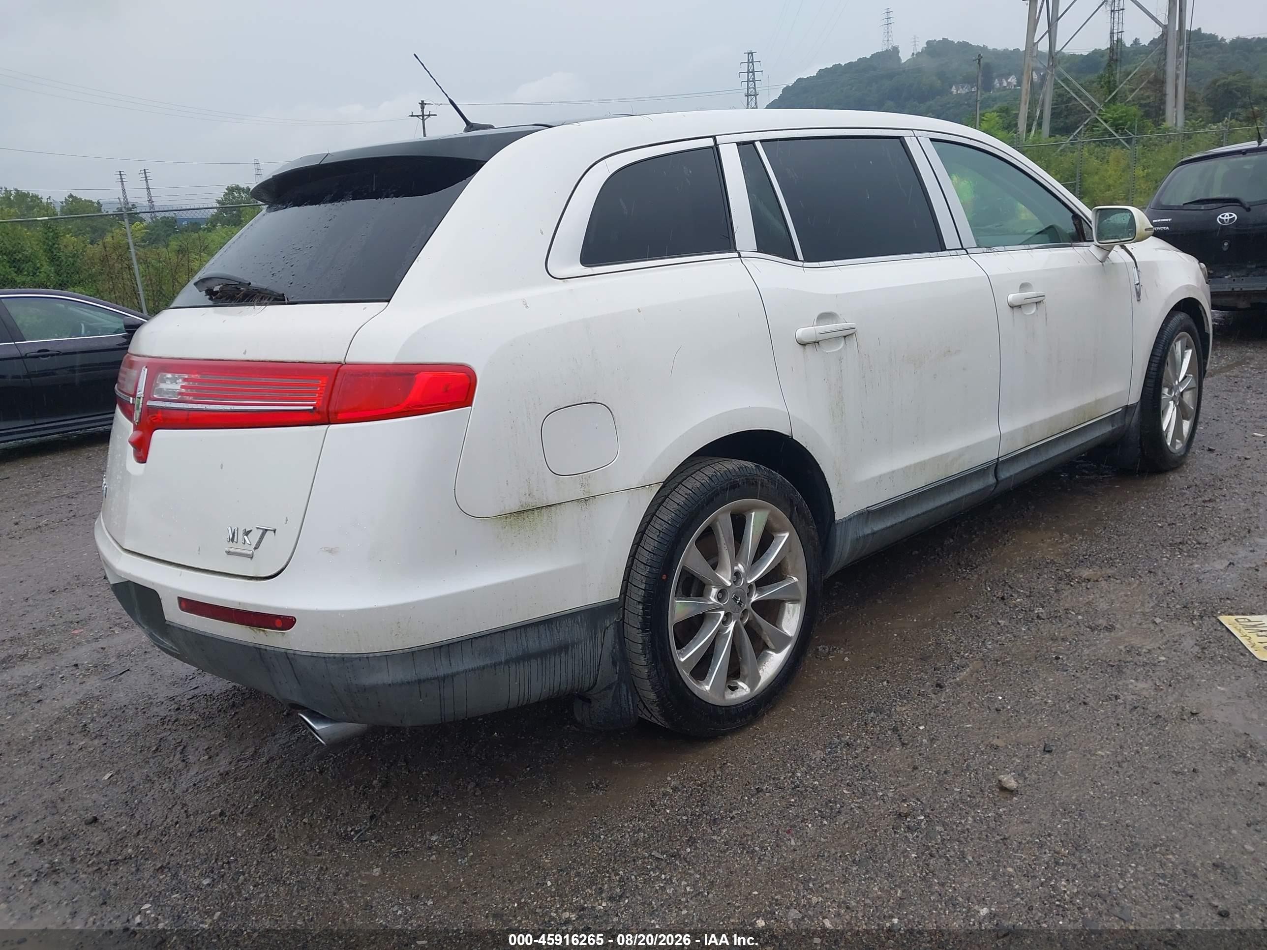 2010 Lincoln Mkt Ecoboost Белый vin: 2LMHJ5AT0ABJ25974