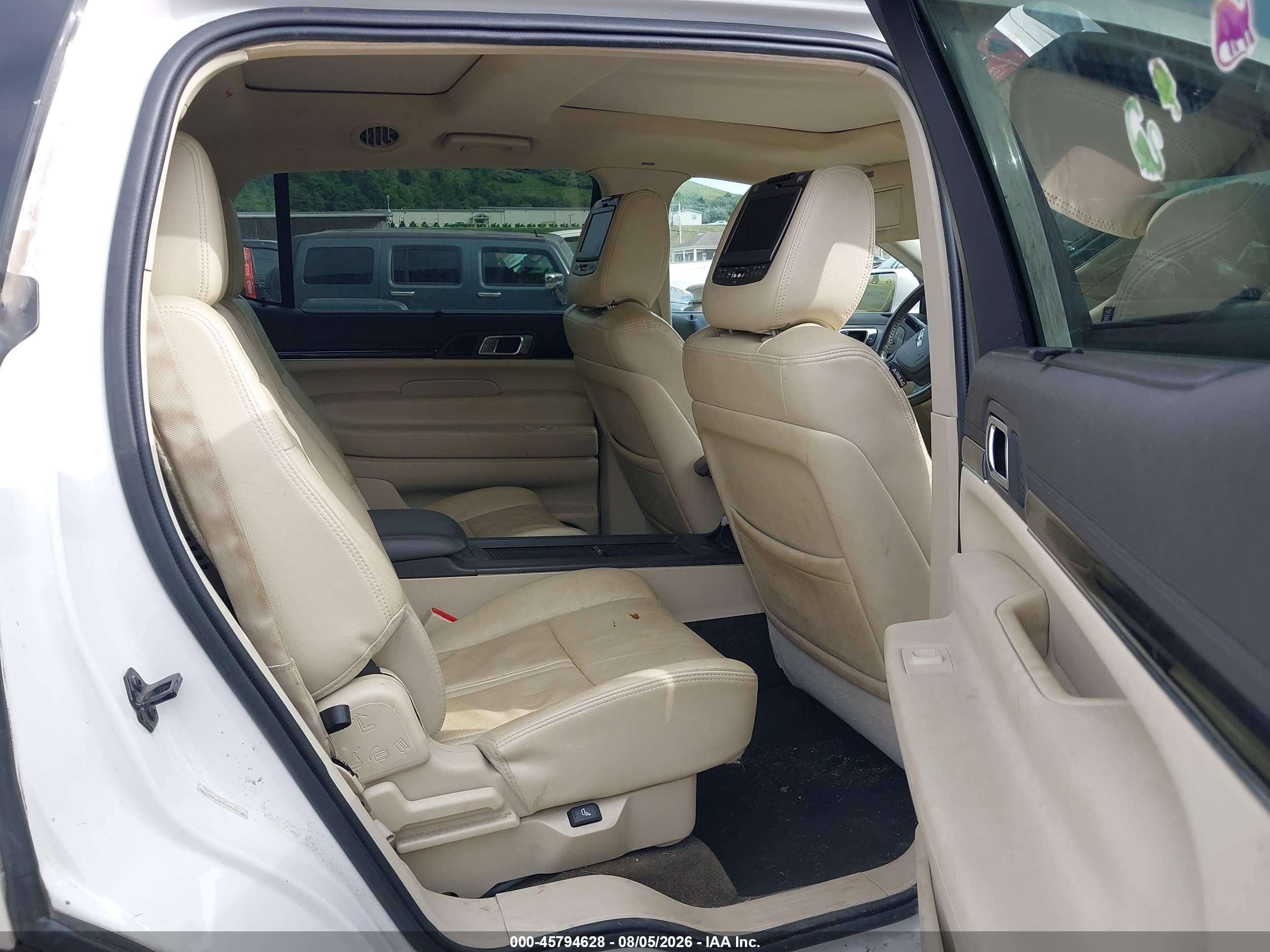 2013 Lincoln Mkt Ecoboost Белый vin: 2LMHJ5AT0DBL52179