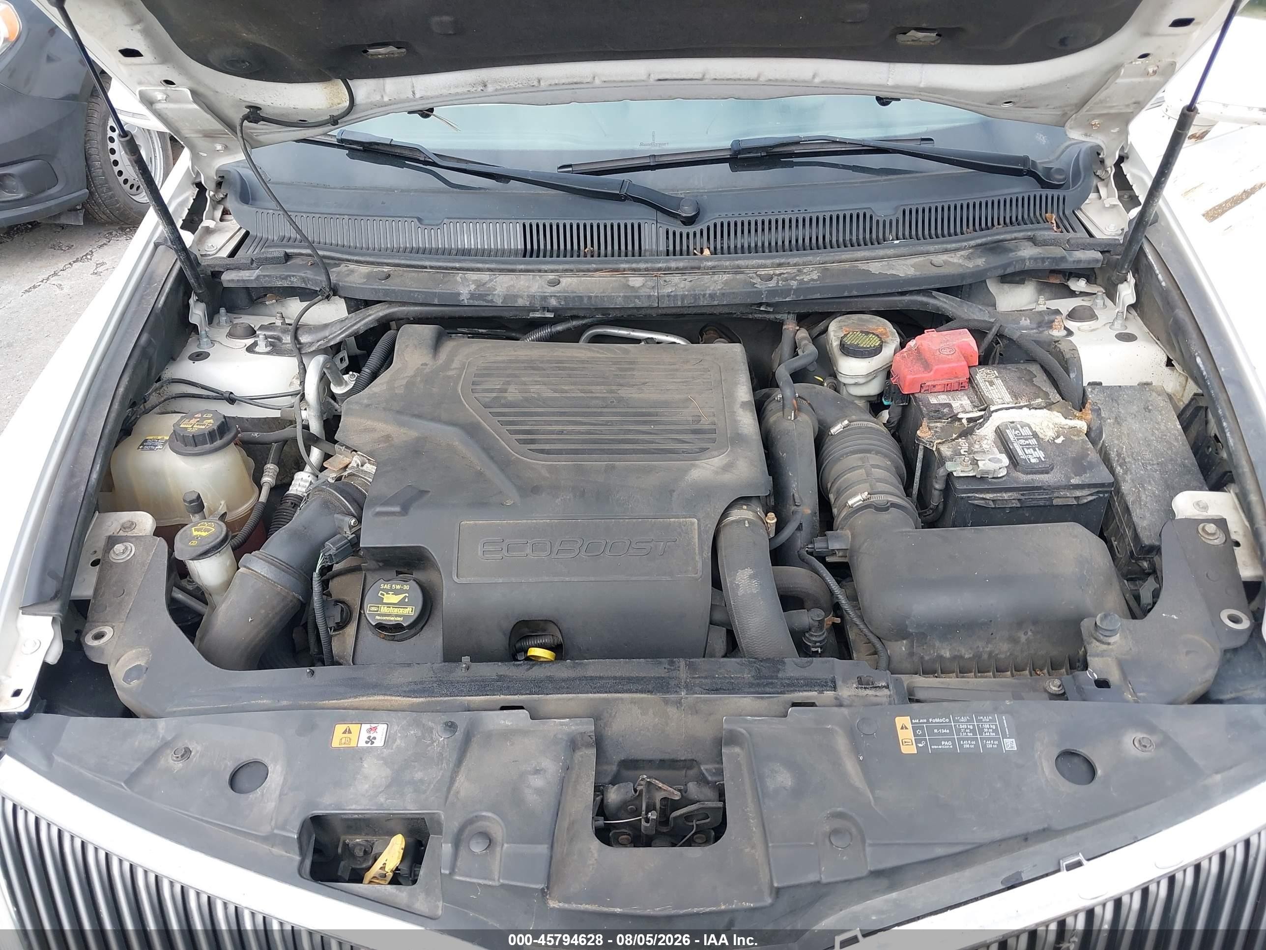 2013 Lincoln Mkt Ecoboost Белый vin: 2LMHJ5AT0DBL52179