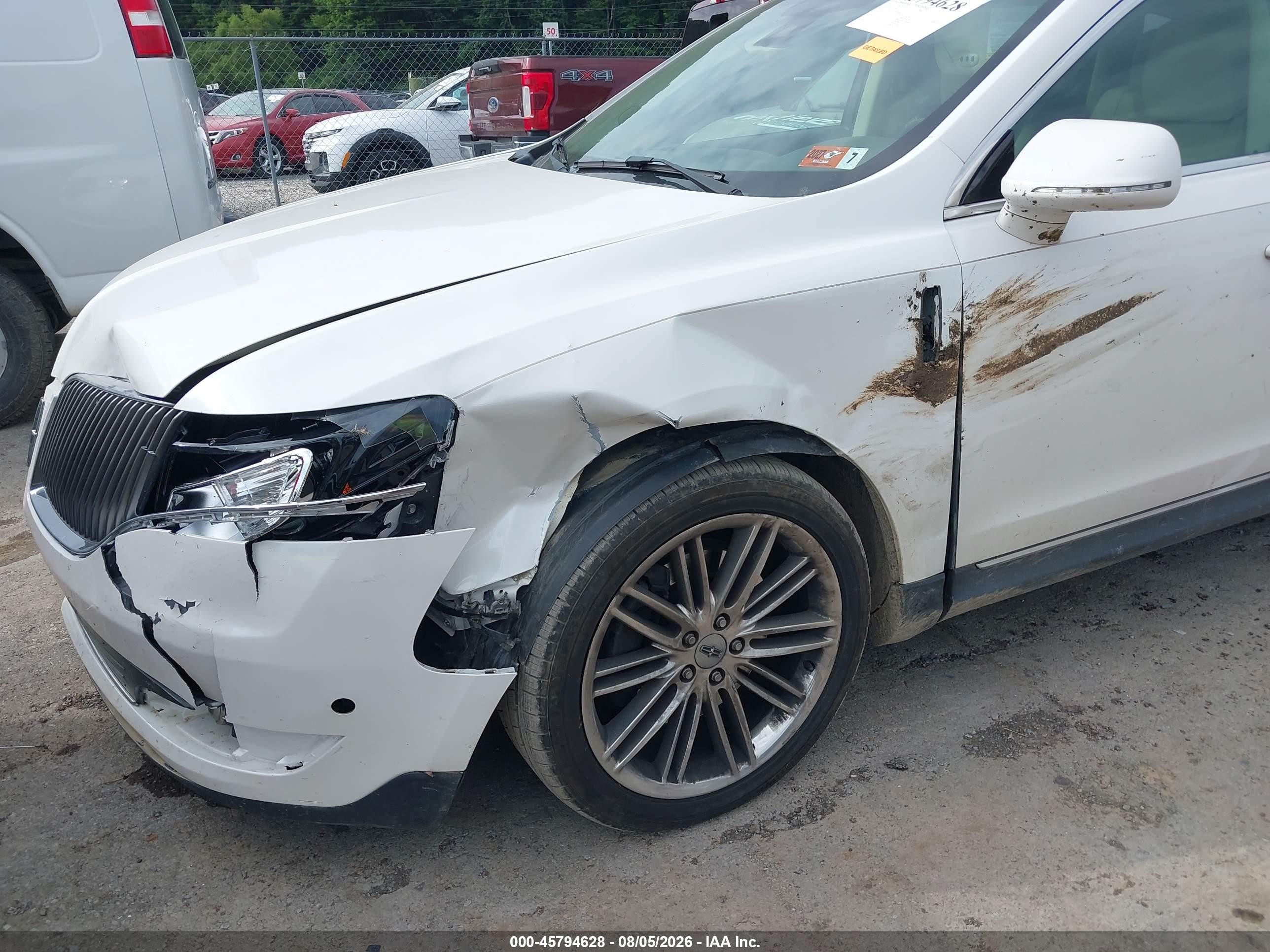 2013 Lincoln Mkt Ecoboost Белый vin: 2LMHJ5AT0DBL52179