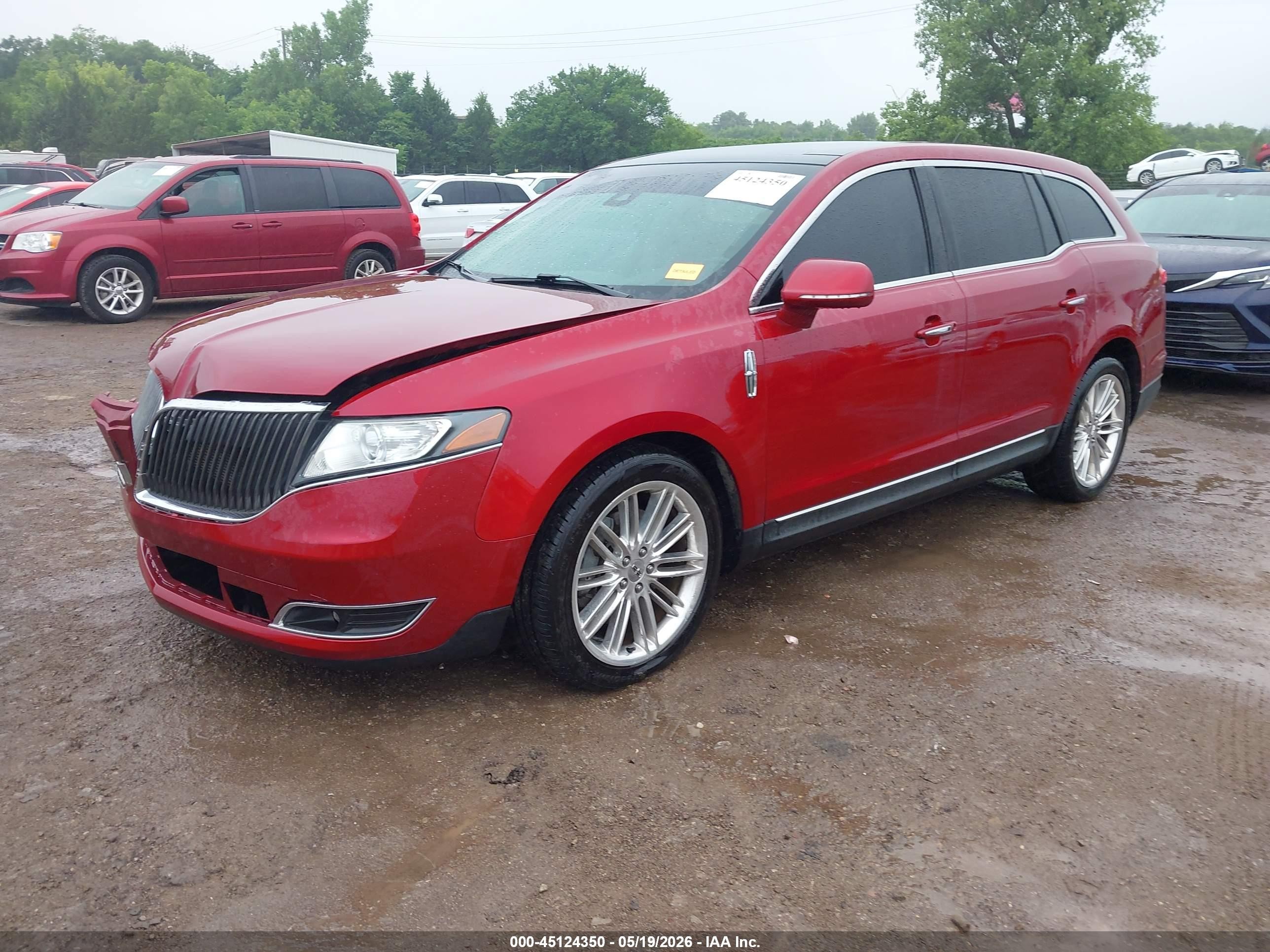 2014 Lincoln Mkt Ecoboost Red vin: 2LMHJ5AT0EBL52037