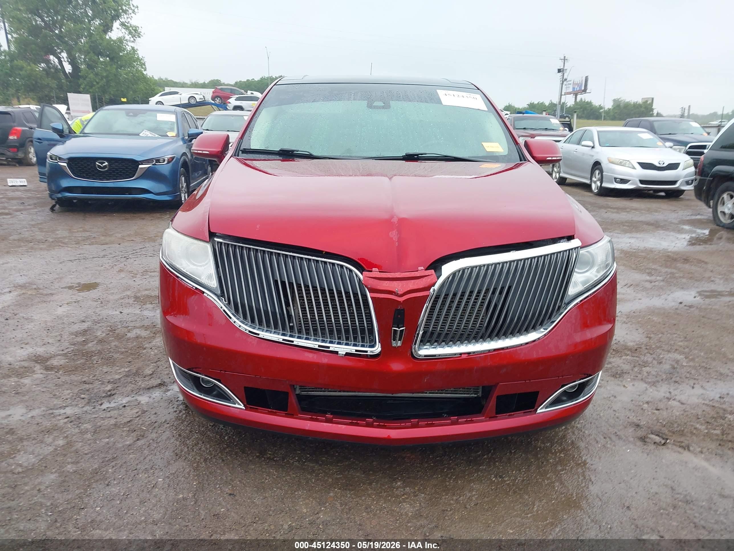 2014 Lincoln Mkt Ecoboost Red vin: 2LMHJ5AT0EBL52037