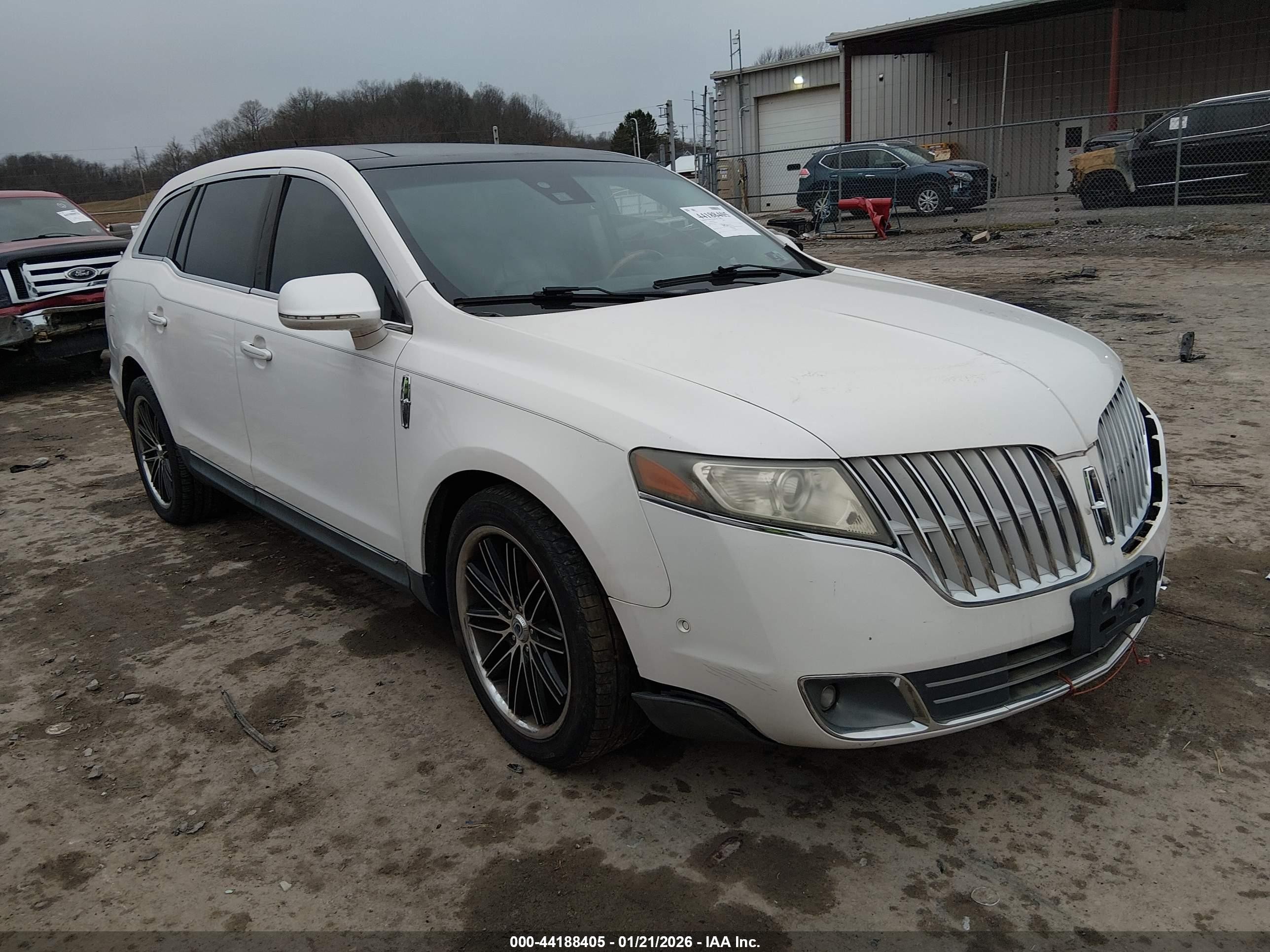 2010 Lincoln Mkt Ecoboost White vin: 2LMHJ5AT1ABJ03580