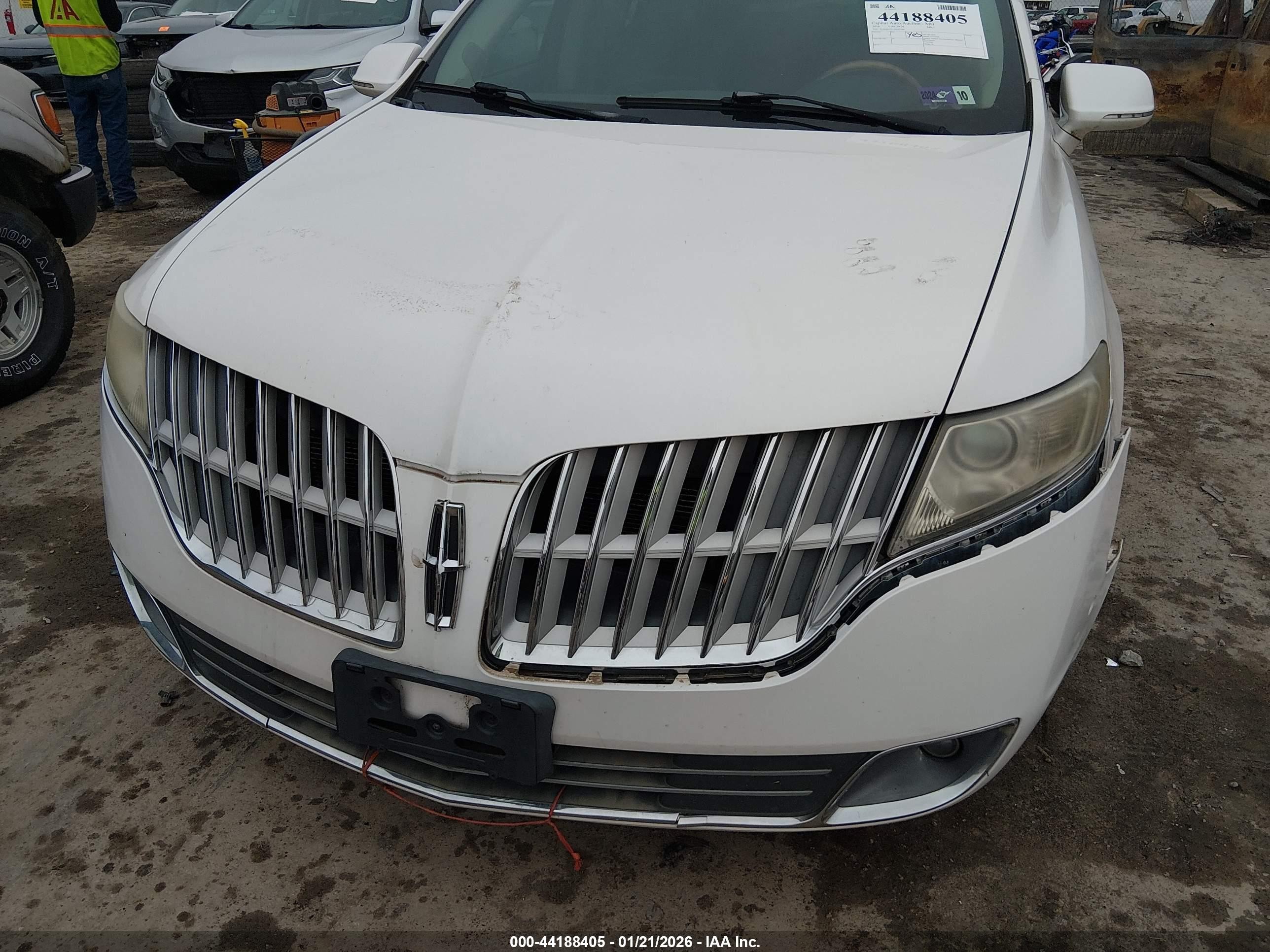 2010 Lincoln Mkt Ecoboost White vin: 2LMHJ5AT1ABJ03580