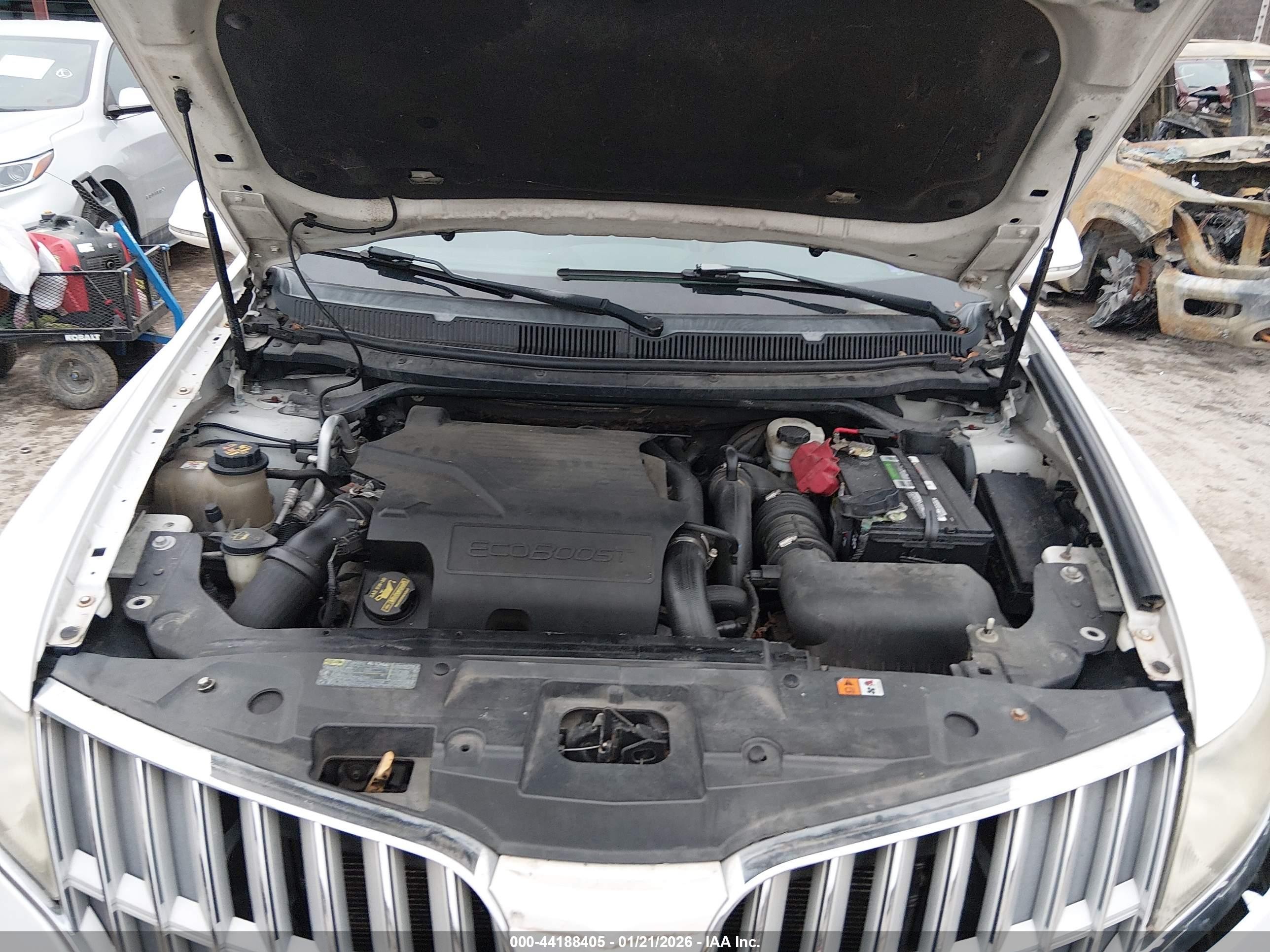 2010 Lincoln Mkt Ecoboost White vin: 2LMHJ5AT1ABJ03580