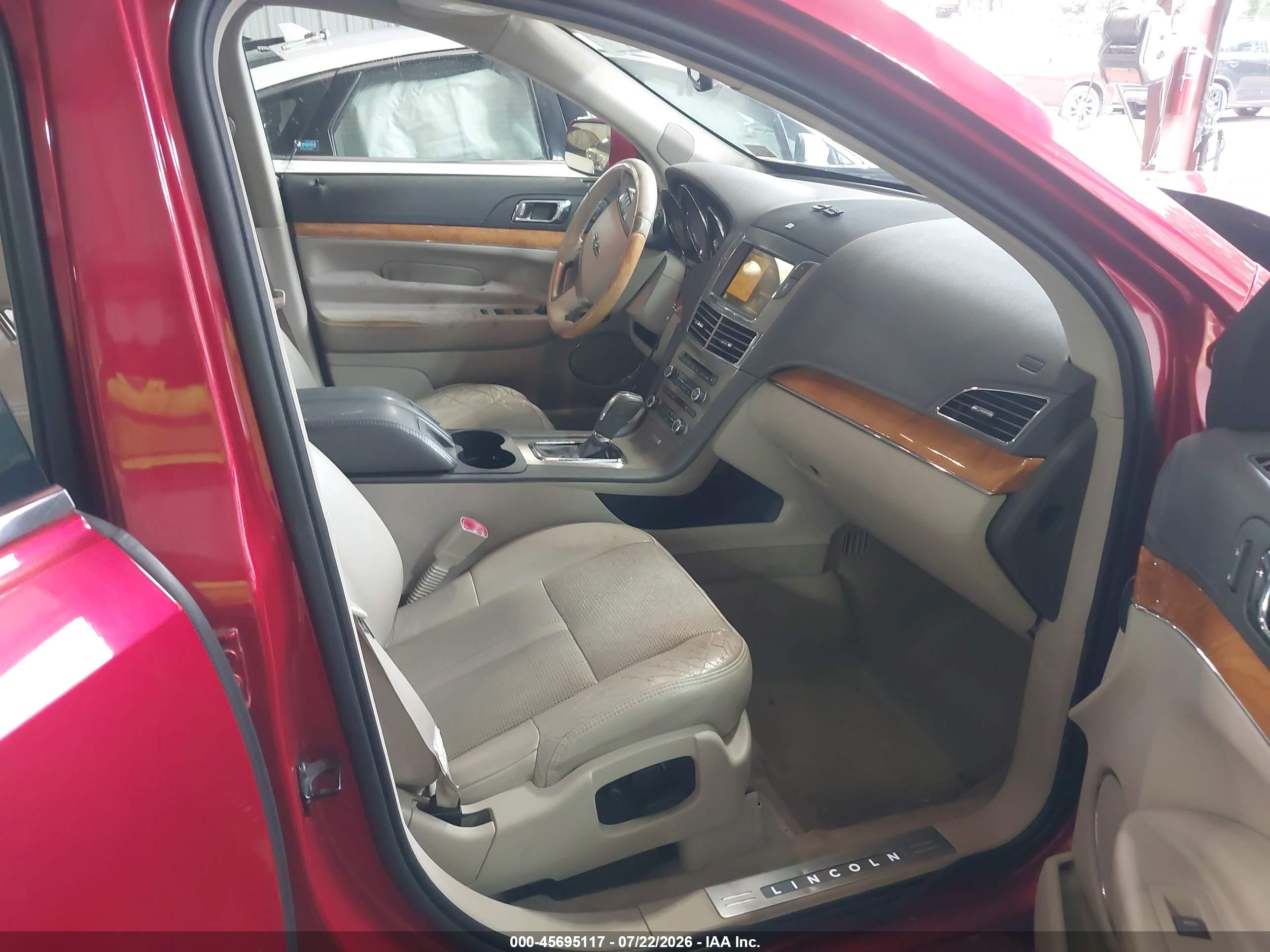 2010 Lincoln Mkt Ecoboost Red vin: 2LMHJ5AT2ABJ13308