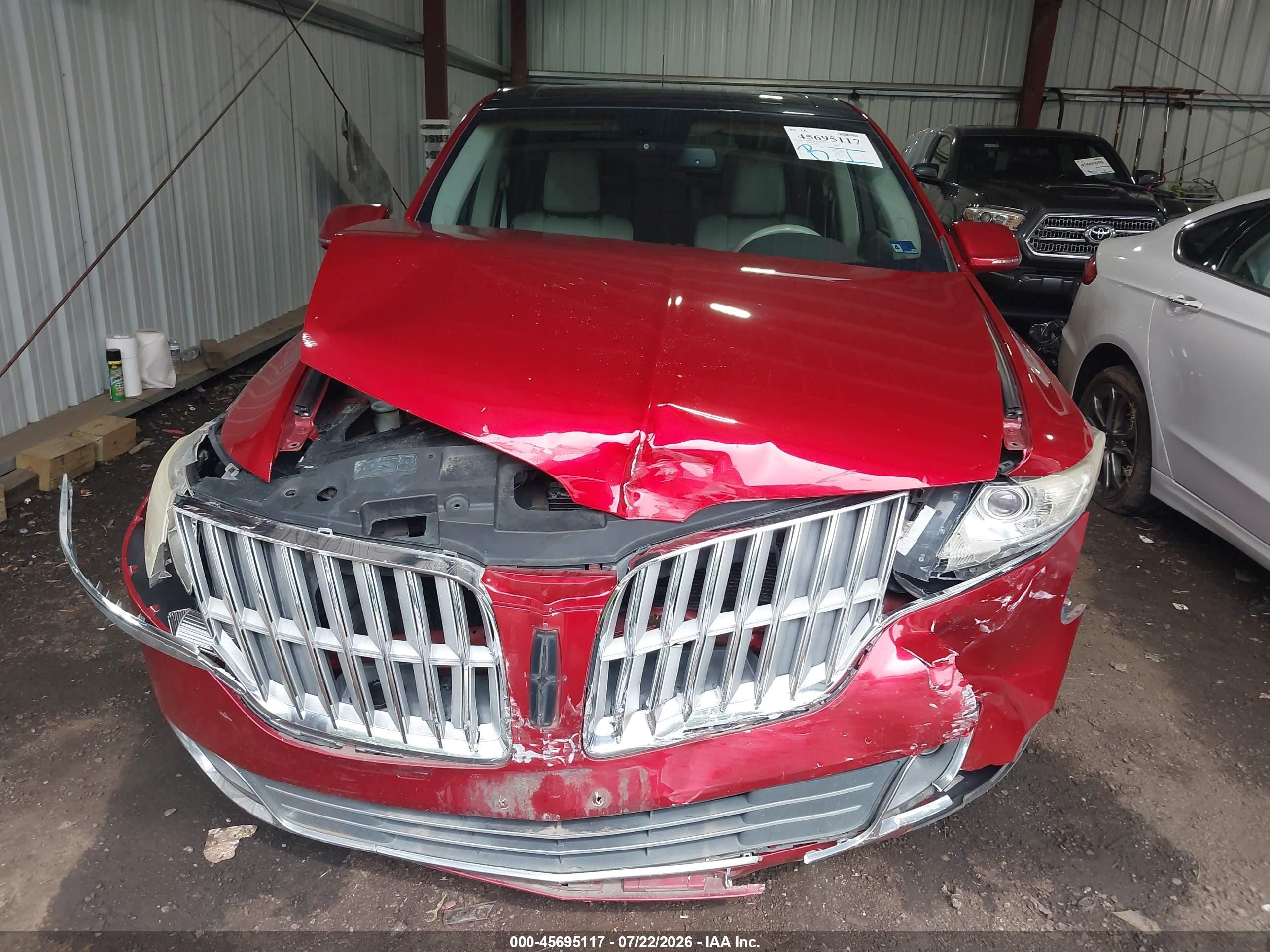 2010 Lincoln Mkt Ecoboost Red vin: 2LMHJ5AT2ABJ13308