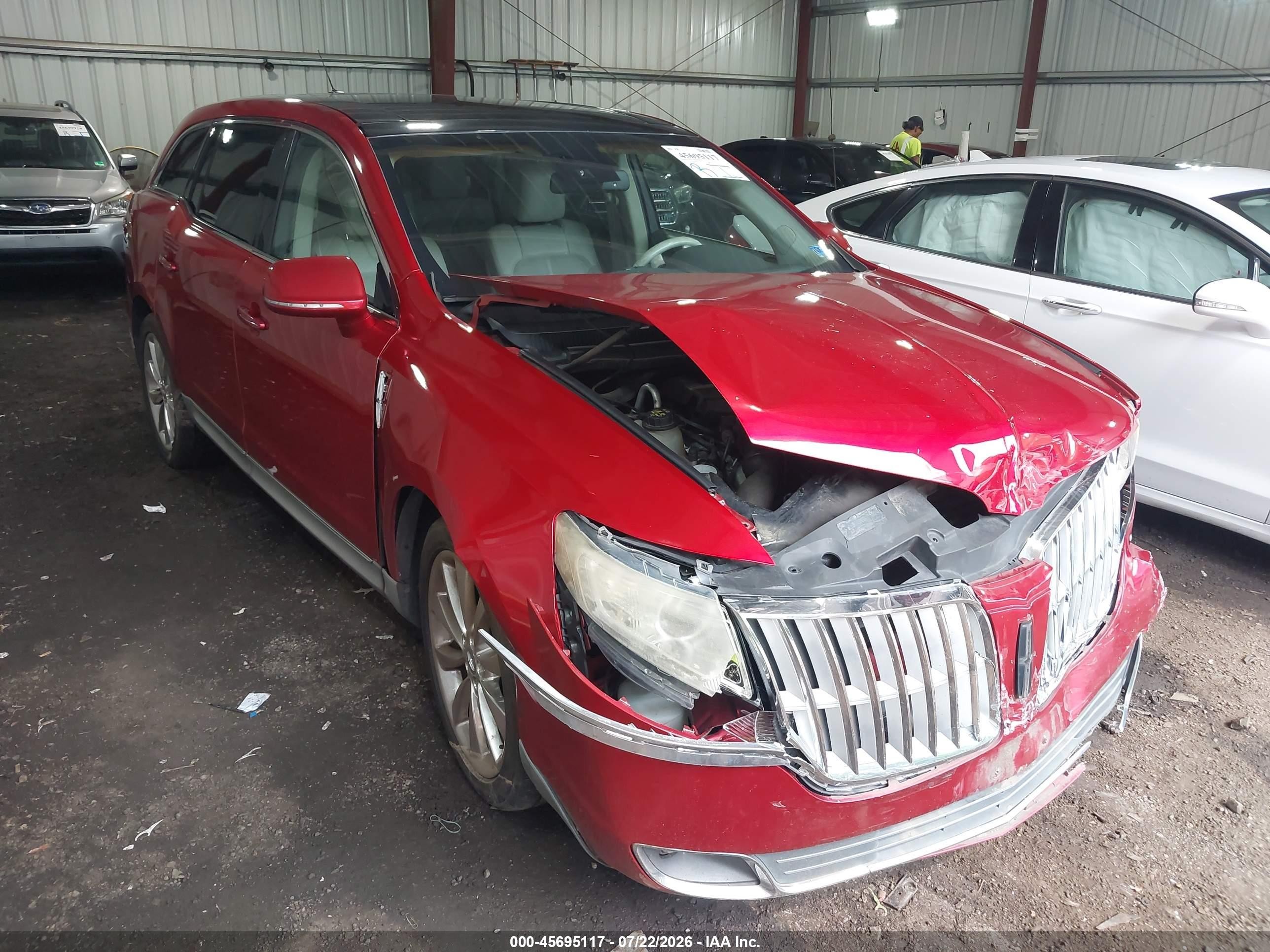 2010 Lincoln Mkt Ecoboost Red vin: 2LMHJ5AT2ABJ13308