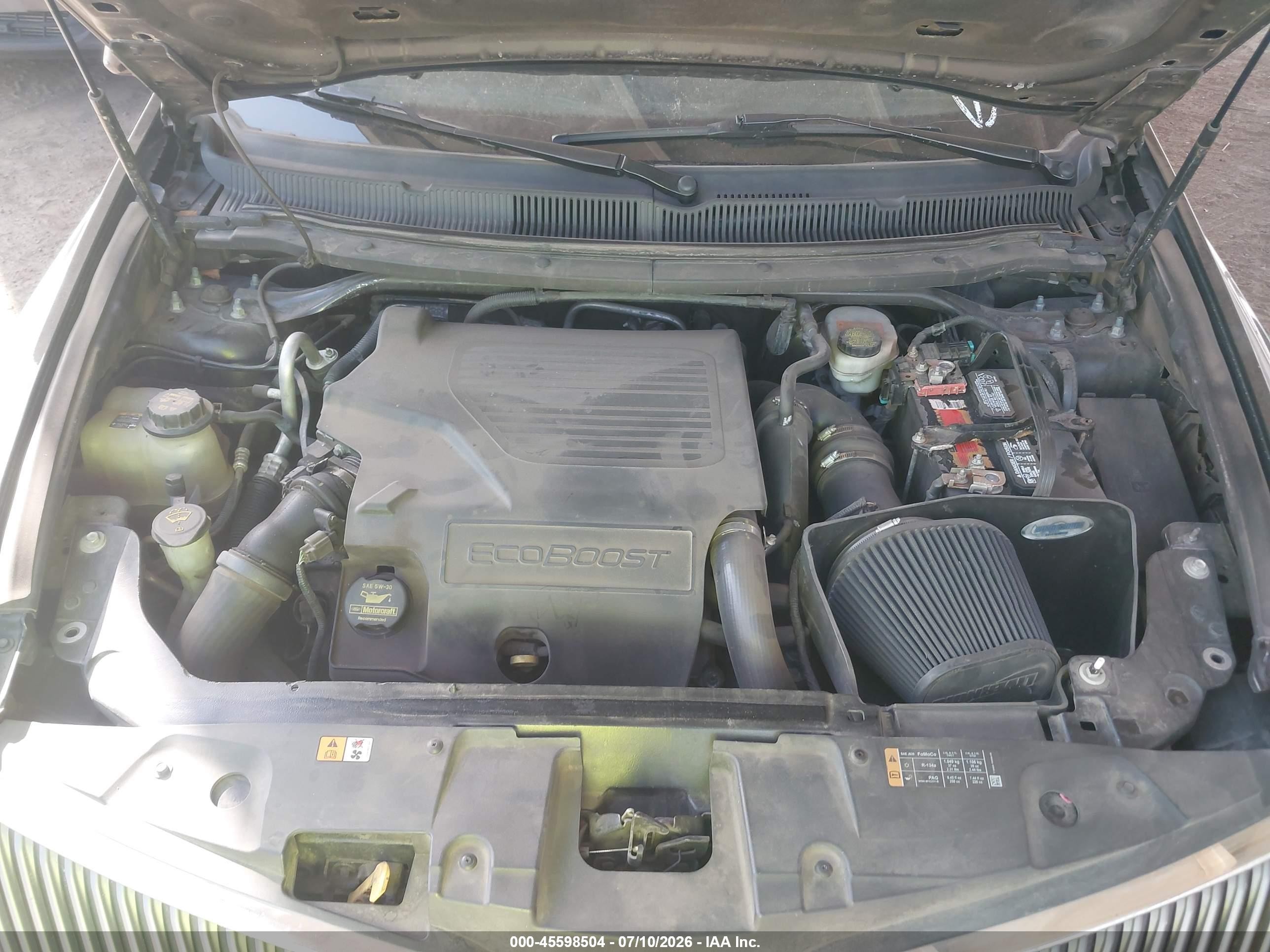 2013 Lincoln Mkt Ecoboost Черный vin: 2LMHJ5AT2DBL52393