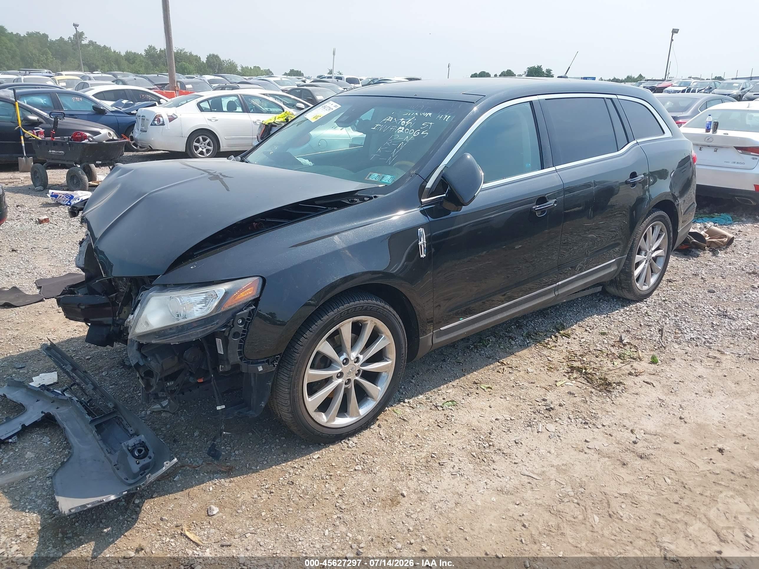 2010 Lincoln Mkt Ecoboost Black vin: 2LMHJ5AT3ABJ19229