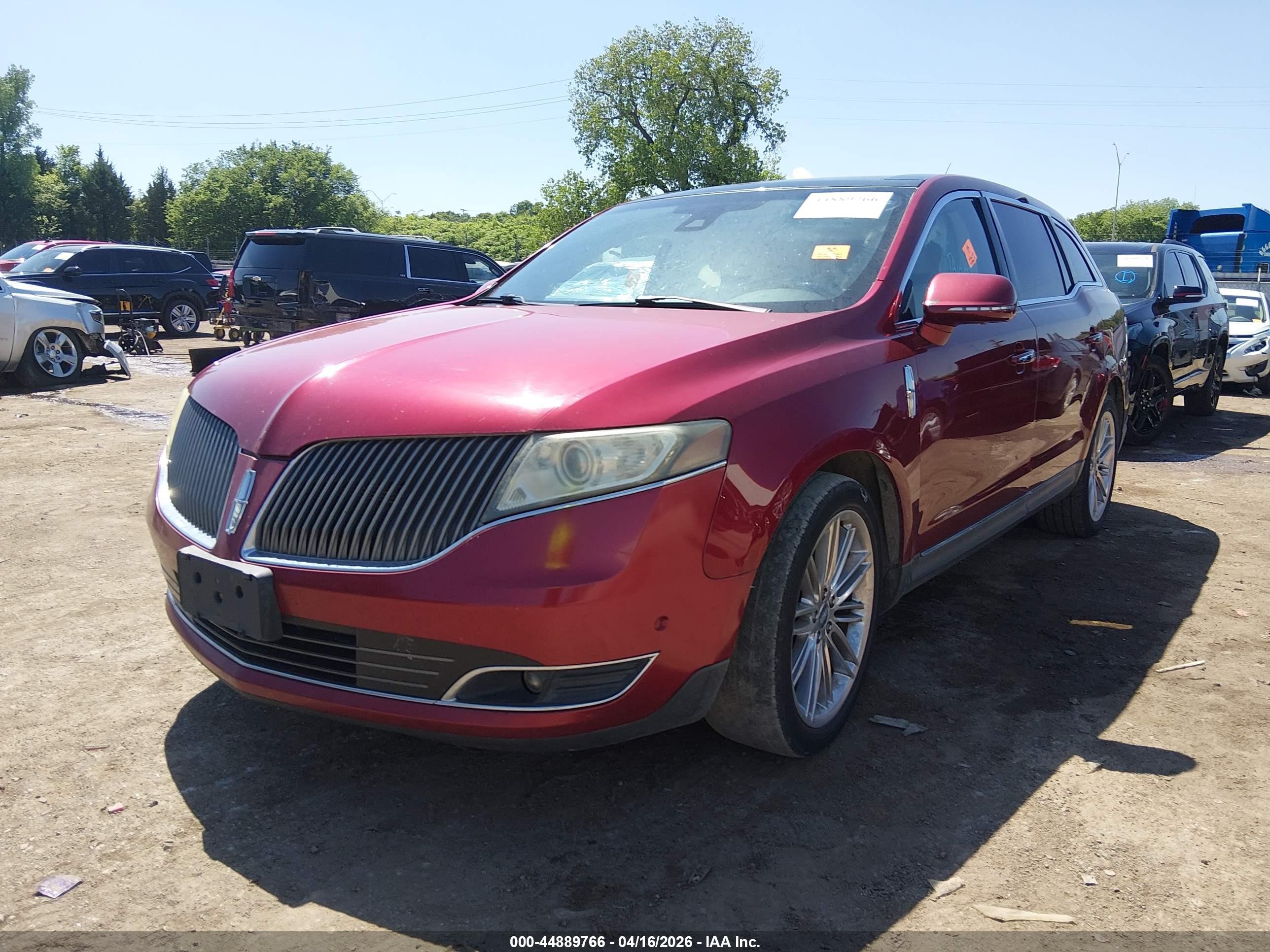2013 Lincoln Mkt Ecoboost Red vin: 2LMHJ5AT3DBL50233