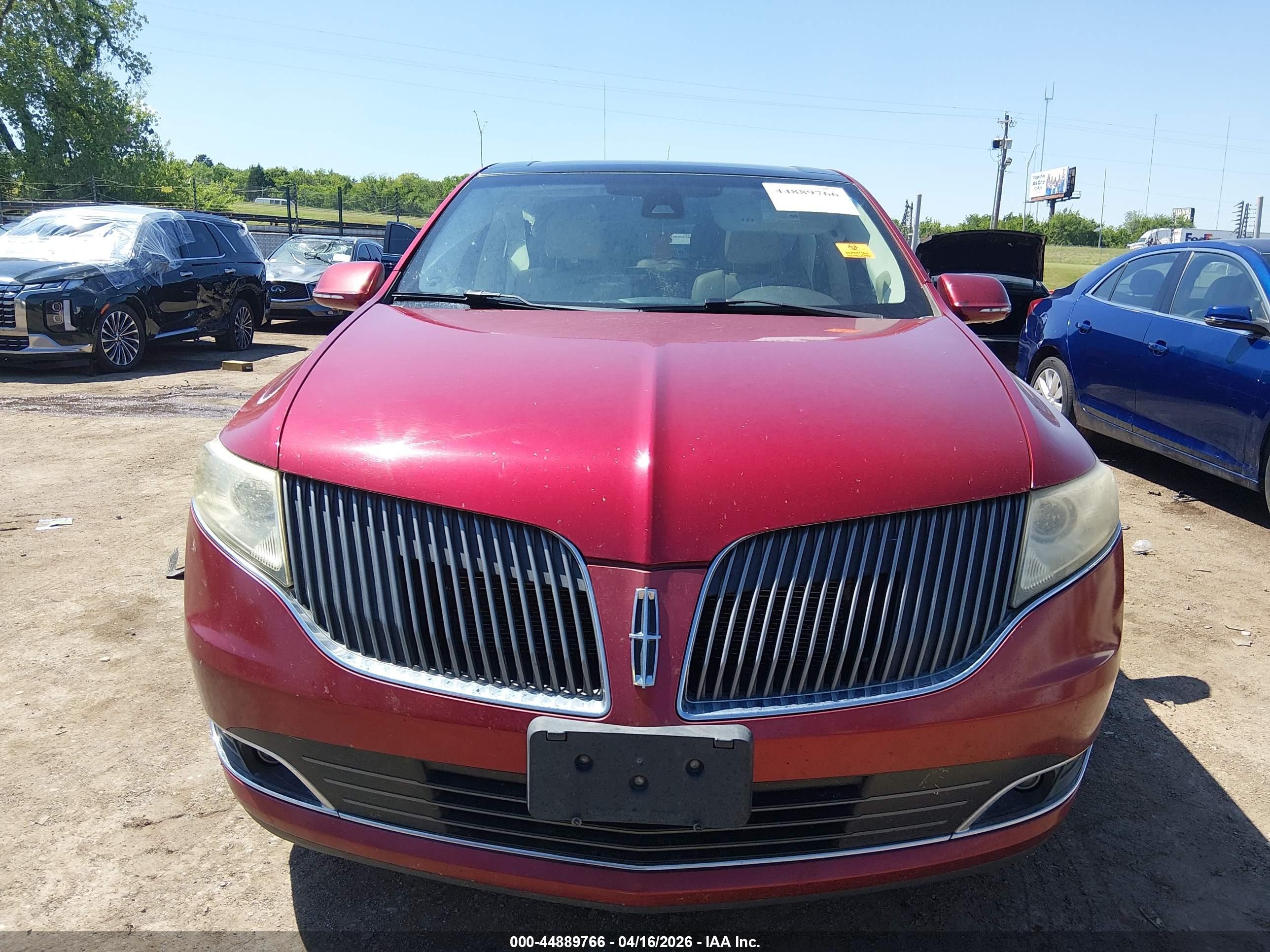 2013 Lincoln Mkt Ecoboost Red vin: 2LMHJ5AT3DBL50233