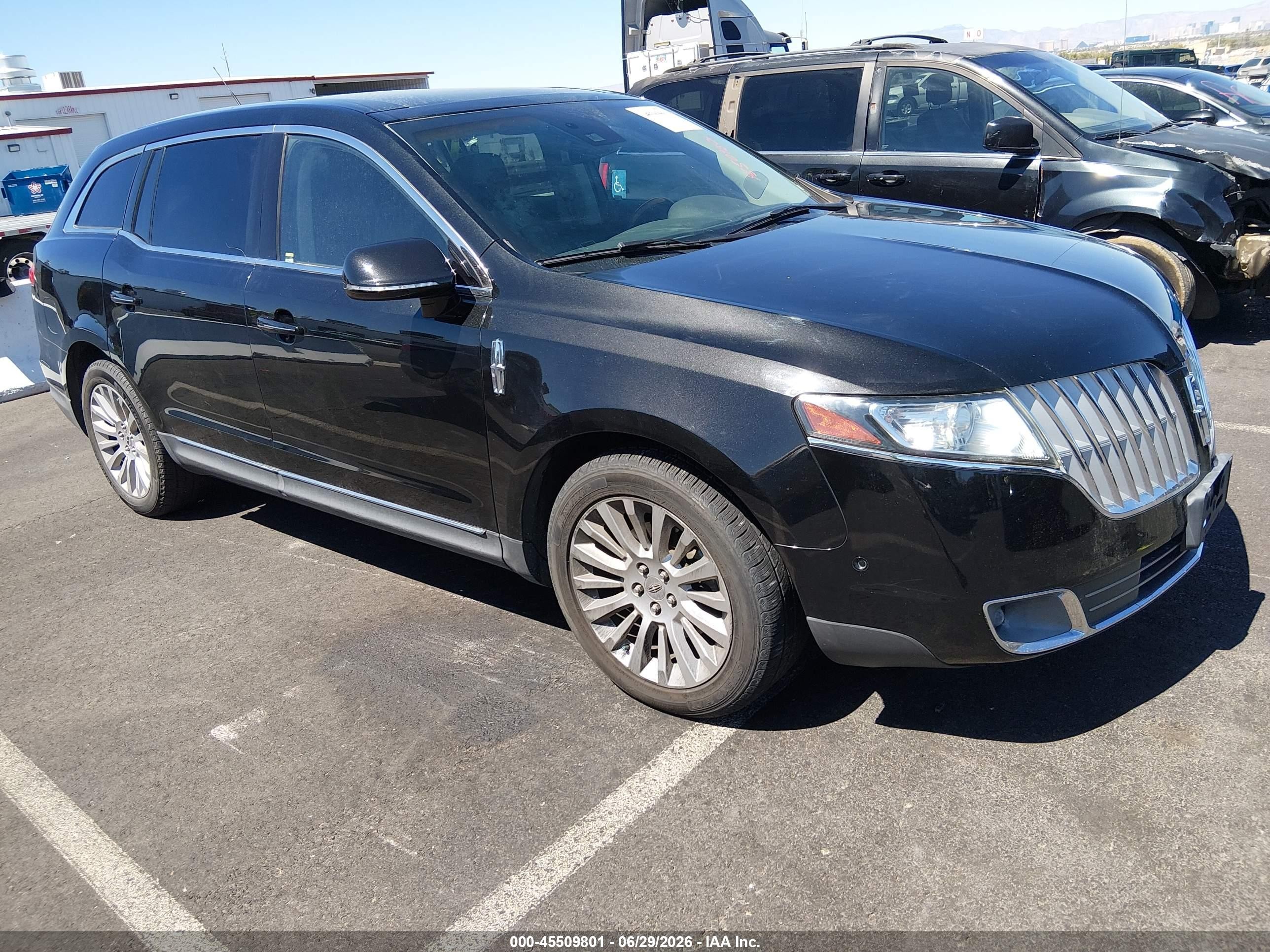 2012 Lincoln Mkt Ecoboost Black vin: 2LMHJ5AT6CBL53500