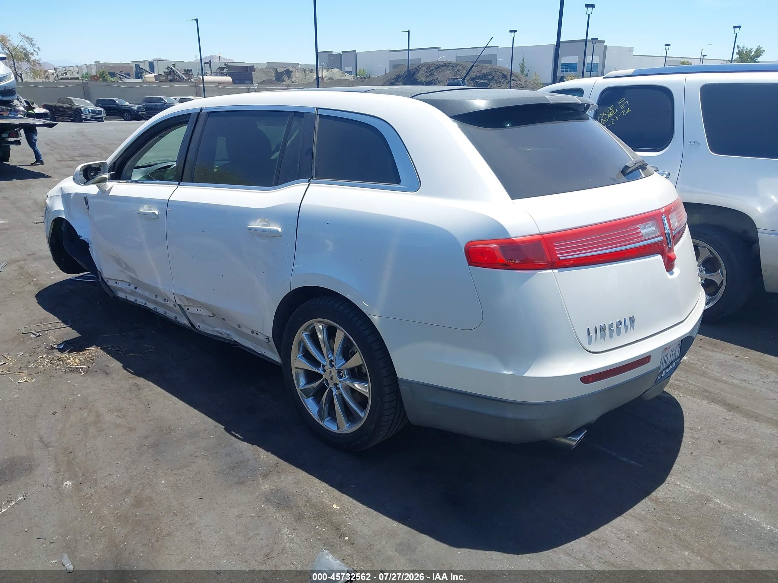 2012 Lincoln Mkt Ecoboost White vin: 2LMHJ5AT7CBL51352