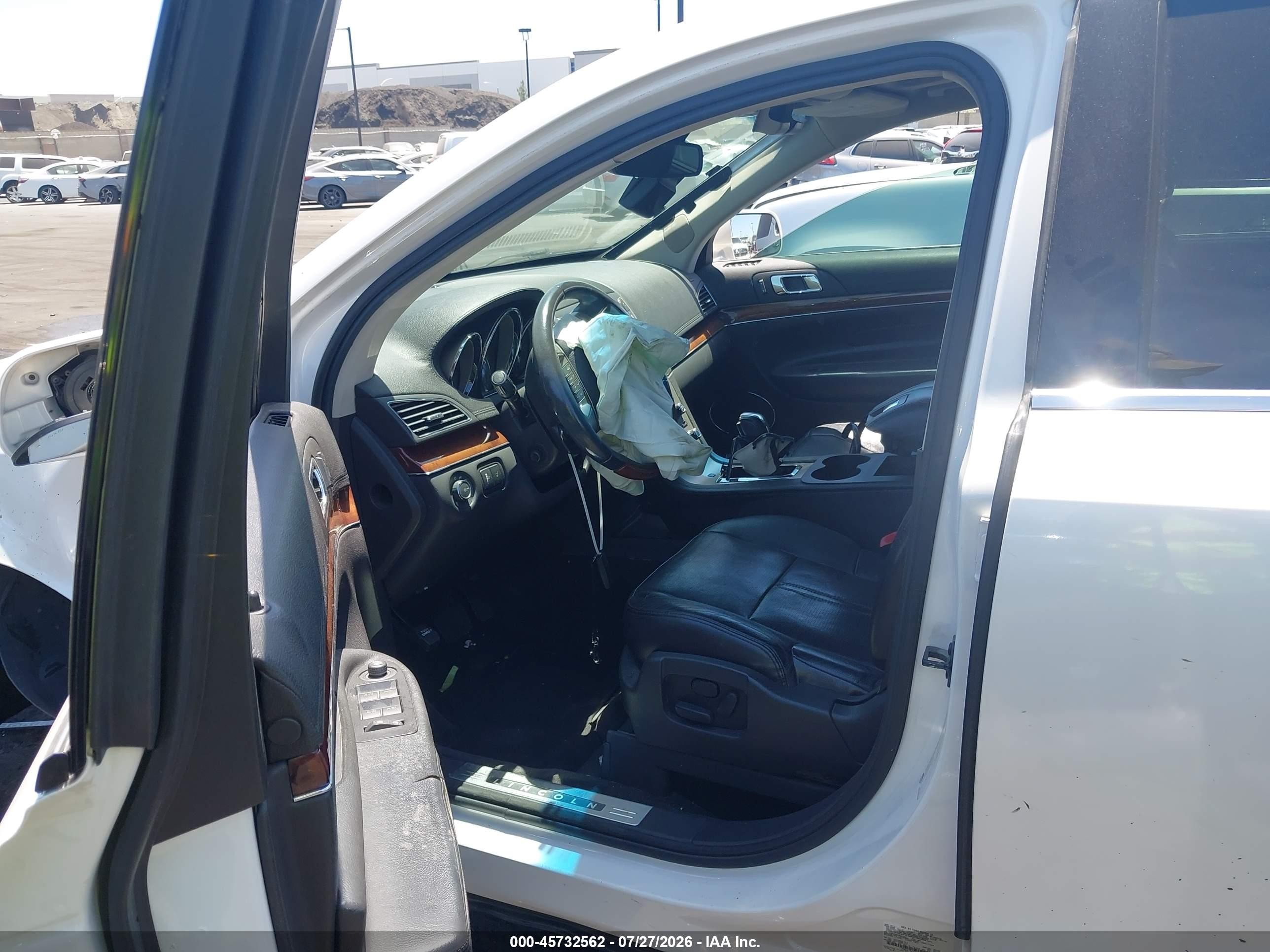 2012 Lincoln Mkt Ecoboost White vin: 2LMHJ5AT7CBL51352