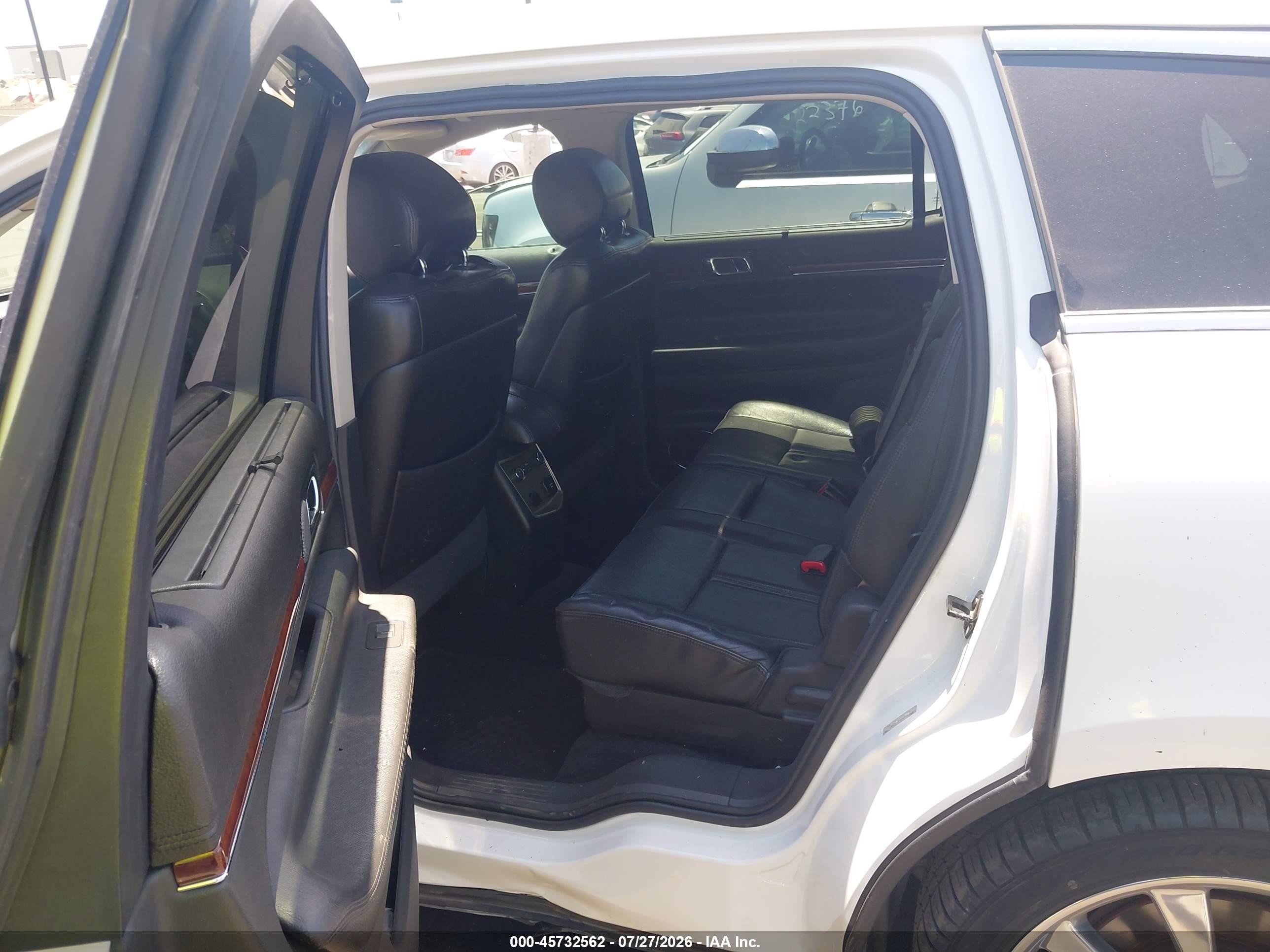2012 Lincoln Mkt Ecoboost White vin: 2LMHJ5AT7CBL51352