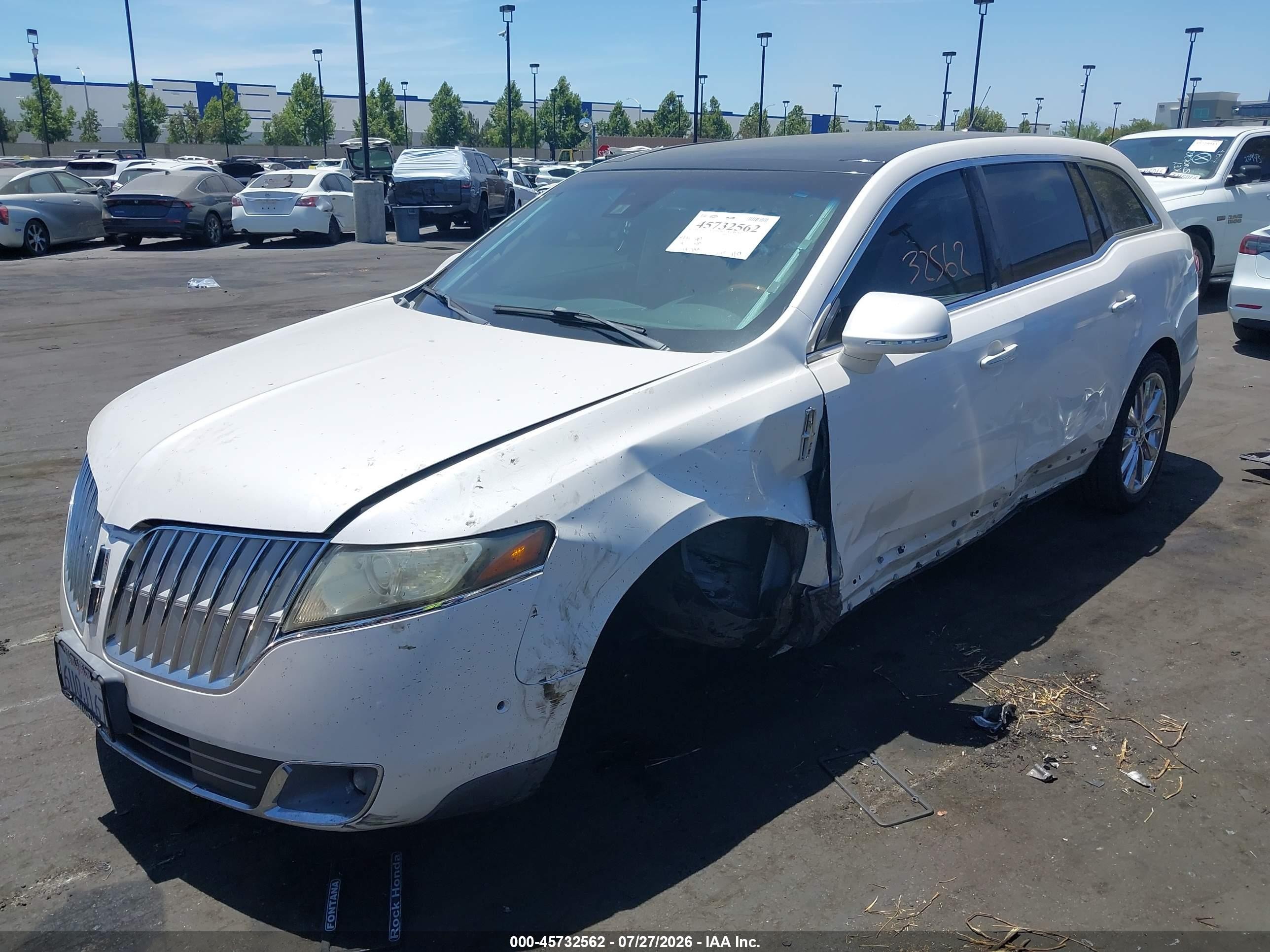 2012 Lincoln Mkt Ecoboost White vin: 2LMHJ5AT7CBL51352