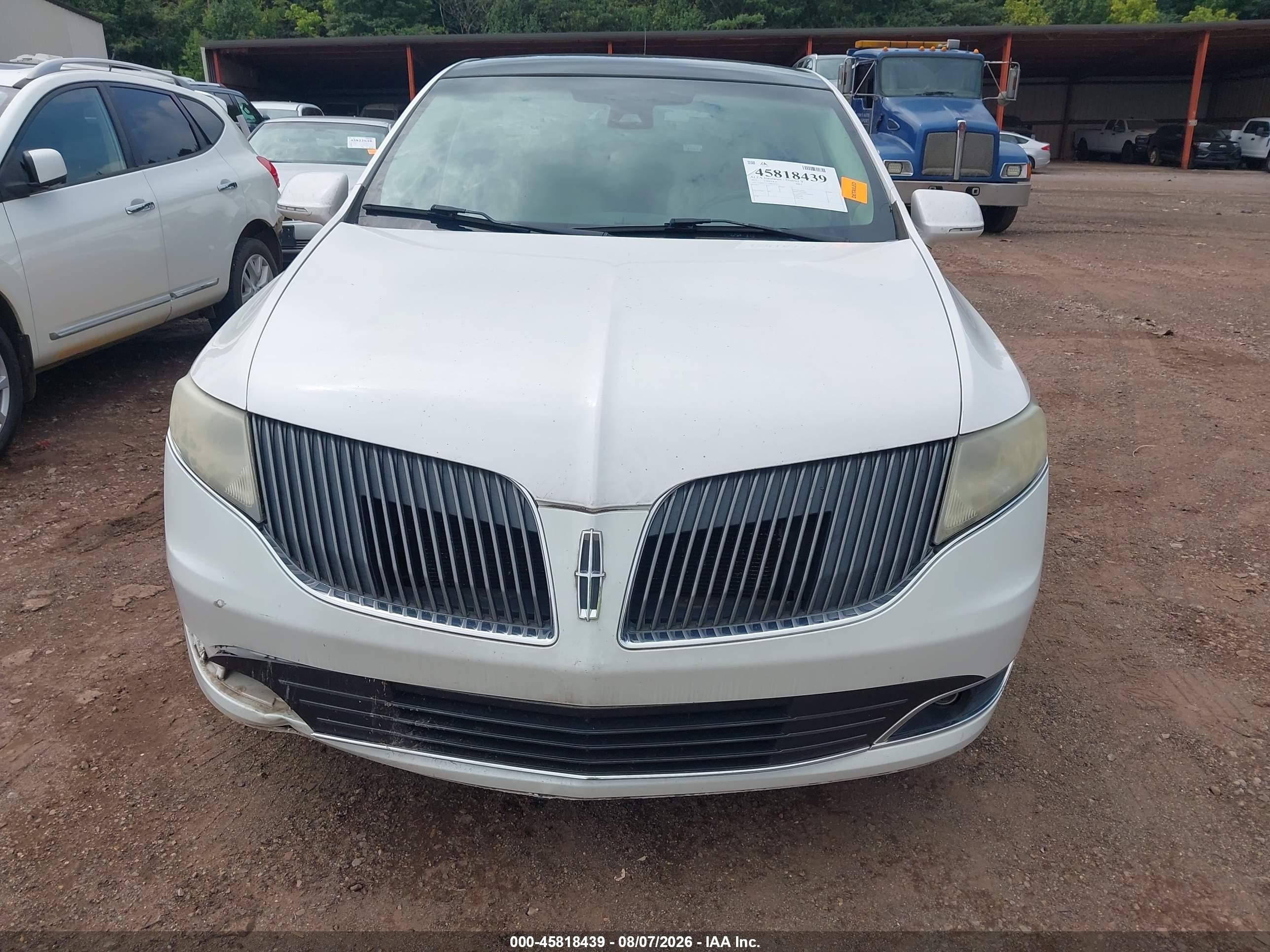 2013 Lincoln Mkt Ecoboost White vin: 2LMHJ5AT7DBL52373