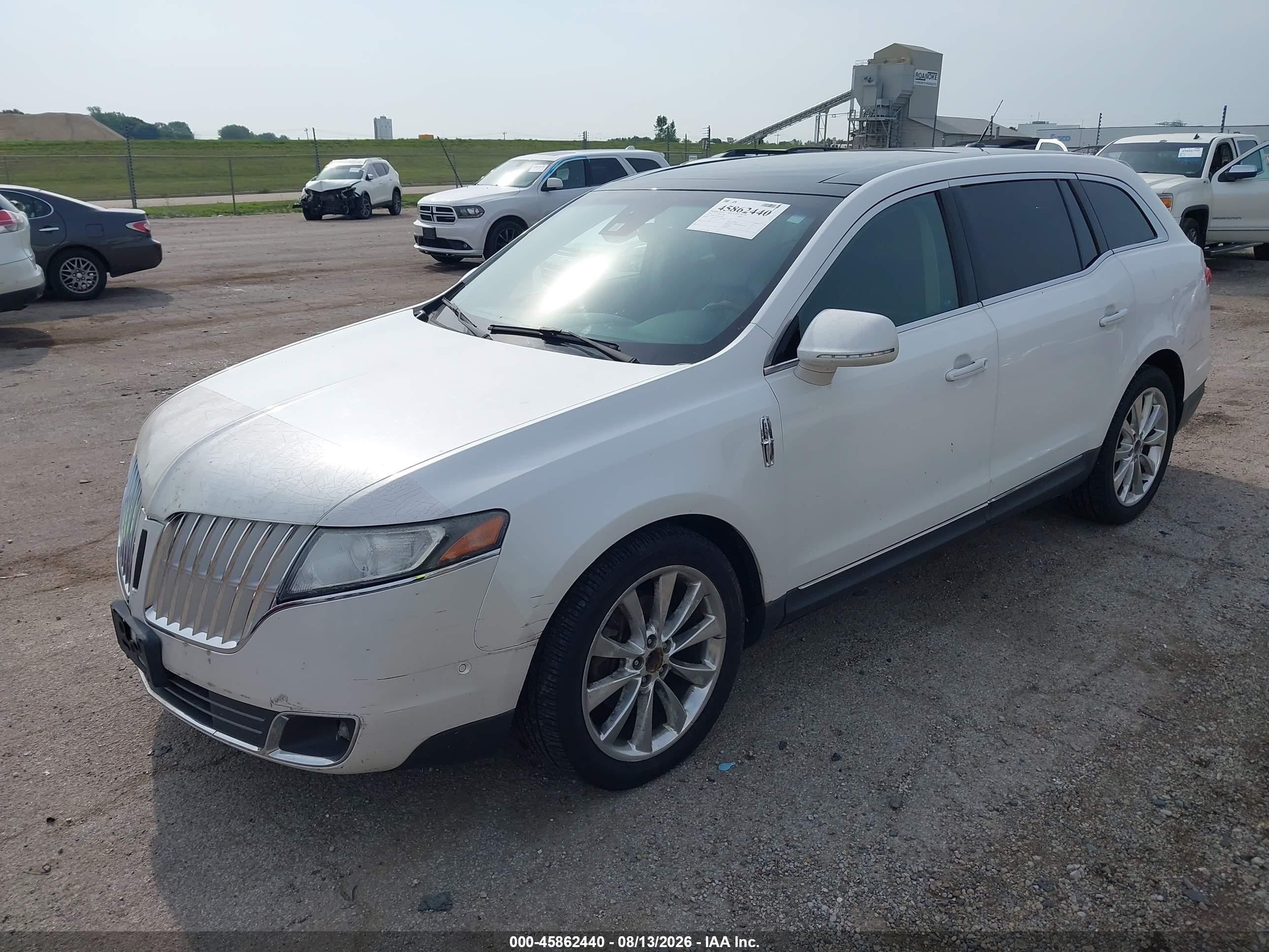 2010 Lincoln Mkt Ecoboost White vin: 2LMHJ5AT9ABJ24709