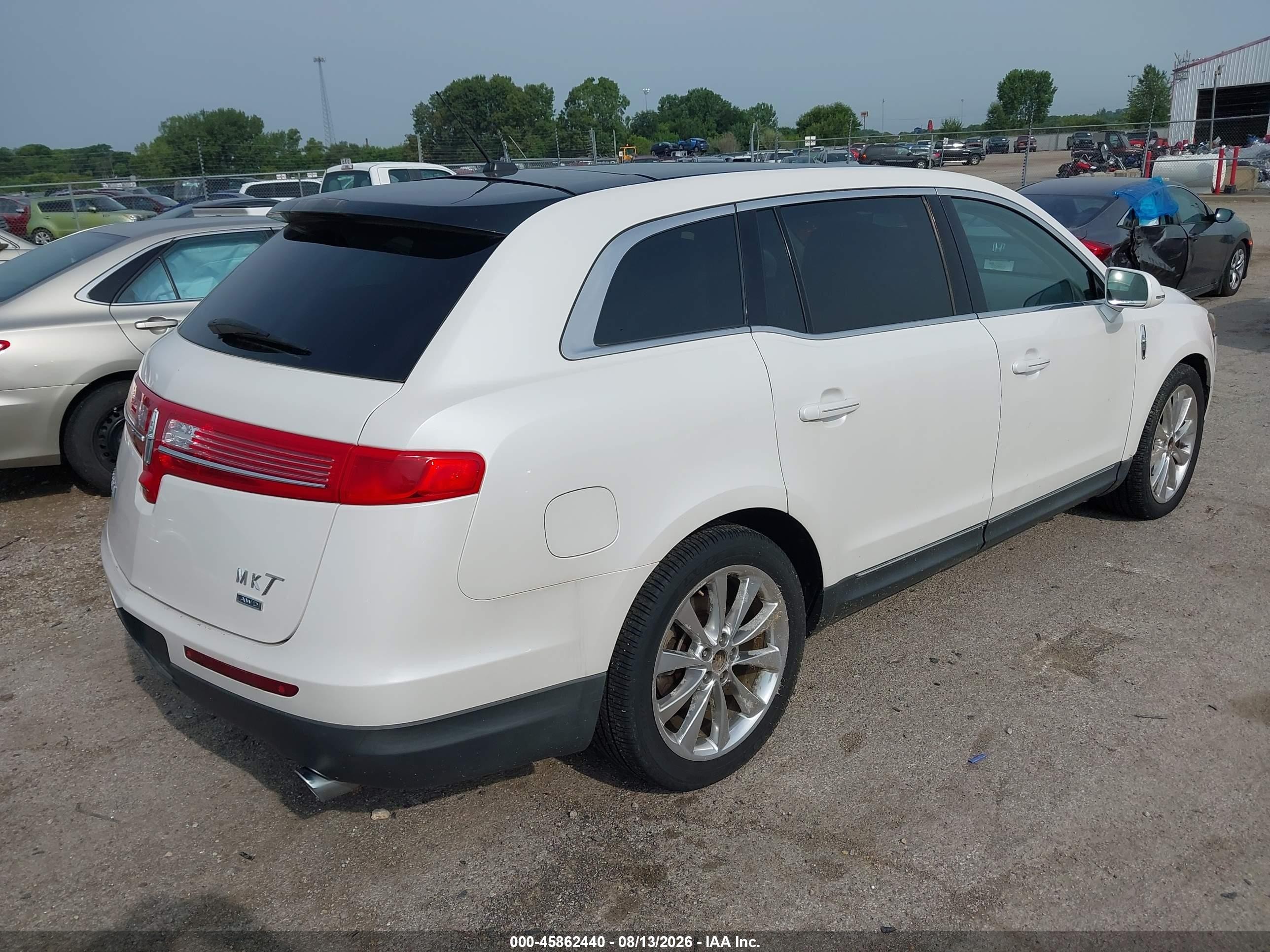 2010 Lincoln Mkt Ecoboost White vin: 2LMHJ5AT9ABJ24709