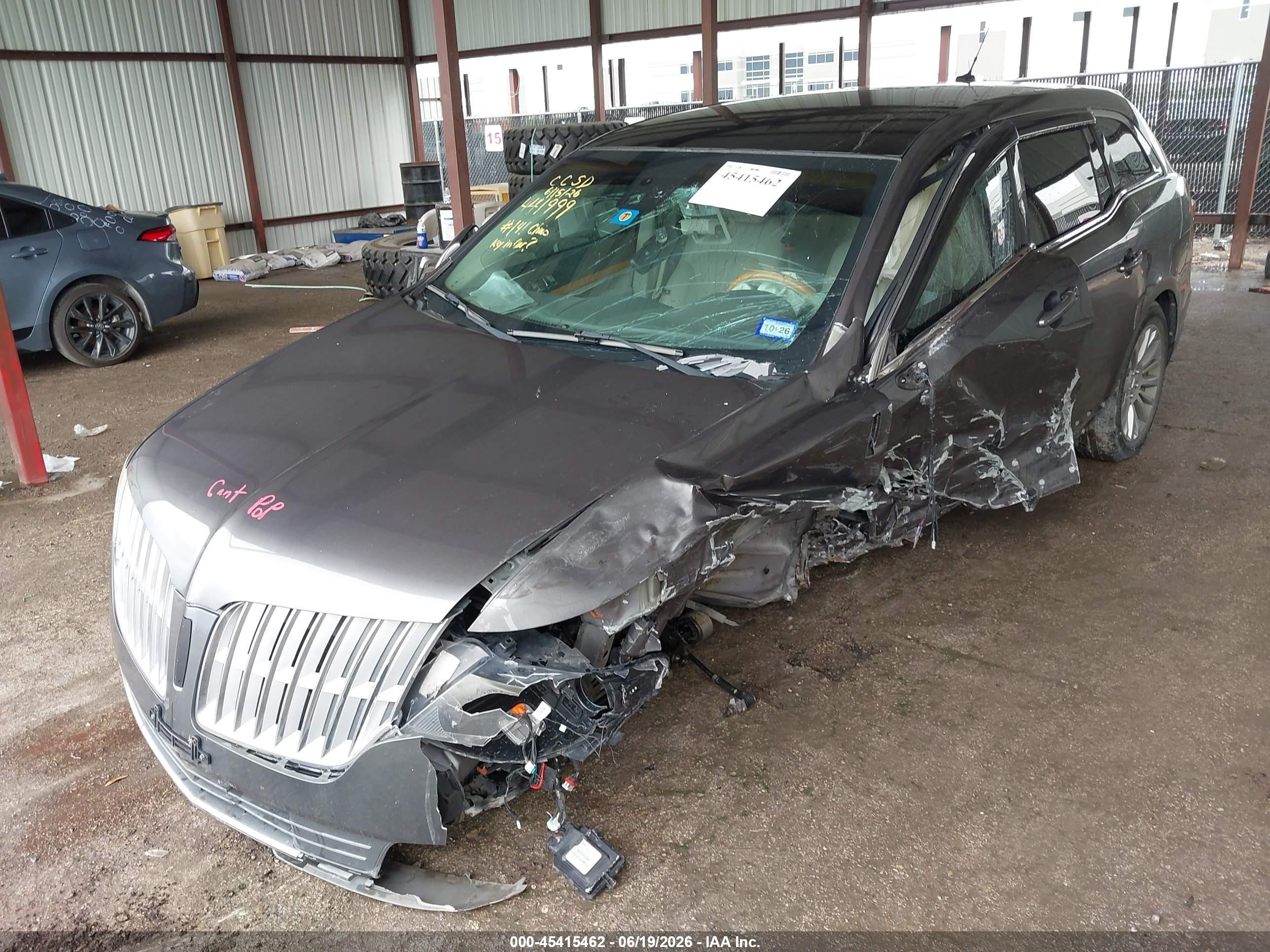 2010 Lincoln Mkt Gray vin: 2LMHJ5FR7ABJ15083
