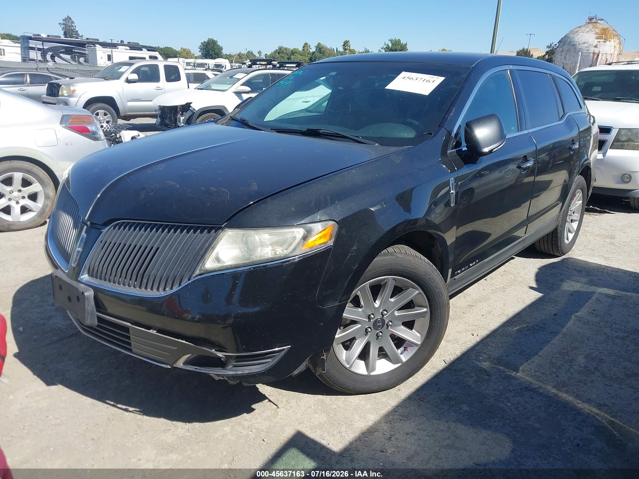 2013 Lincoln Mkt Livery Black vin: 2LMHJ5NK6DBL55489